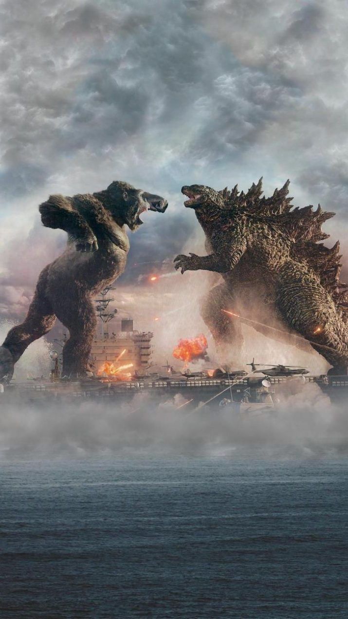 Legendary Godzilla Vs Kong Wallpaper 4K
