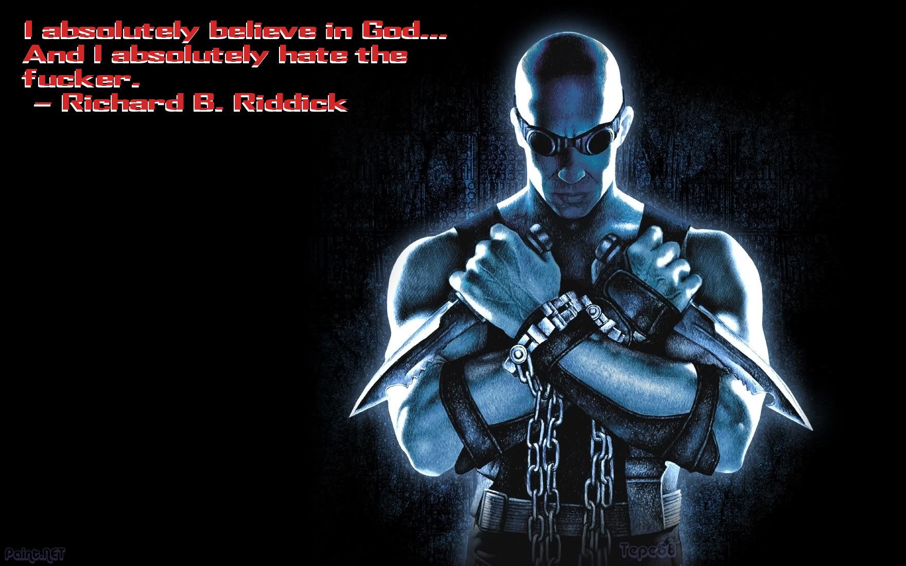 Download Riddick Vin Wallpaper 1760x1100