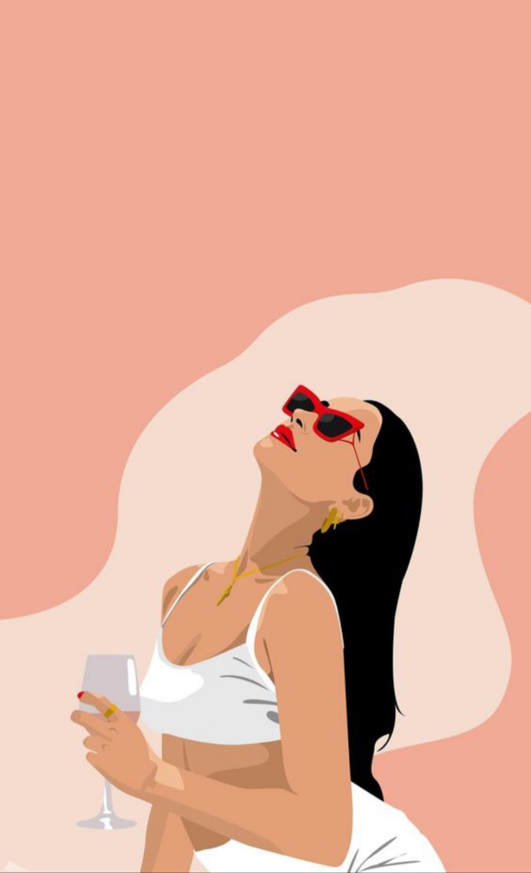 HD Girly Wallpaper Cute Wallpaper Summer Girl. Illustration art girl, Illustration wall art, Girls cartoon art