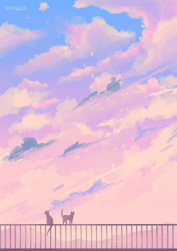 Lazy Summer. Fondos de pantalla paisajes, Fondos de pantalla tiernos, Ilustración de paisaje