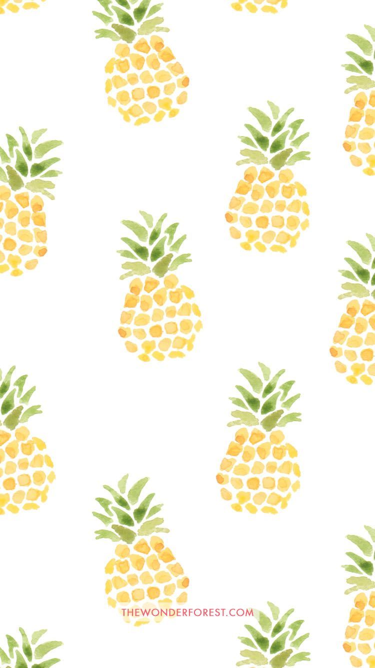 Tech Tuesday: Fruity iPhone Wallpaper Forest. Wallpaper iphone summer, Pineapple wallpaper, Fruit wallpaper