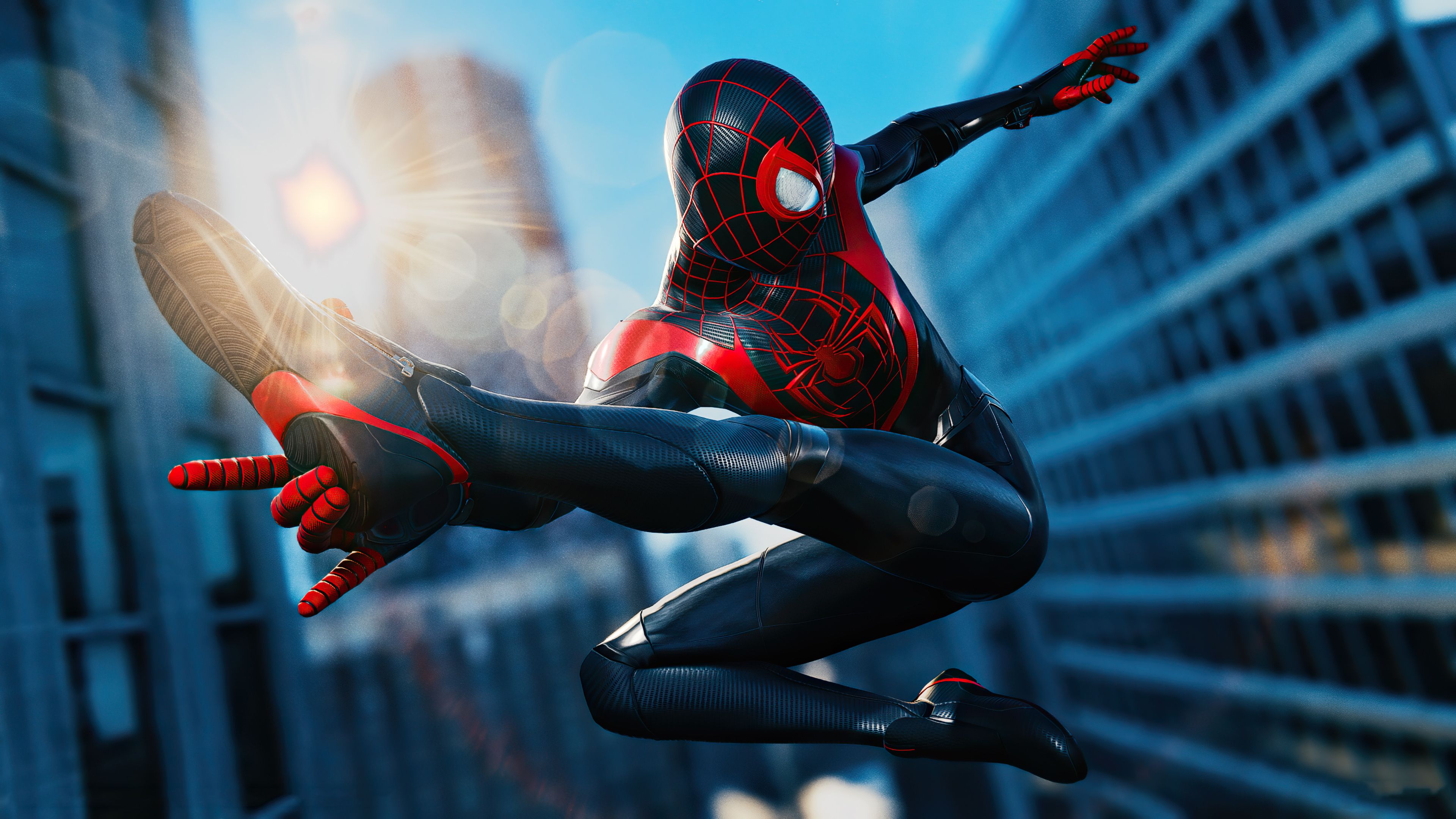 Marvel's Spider Man: Miles Morales 4K Wallpaper, Photo Mode, PlayStation 2020 Games, Games