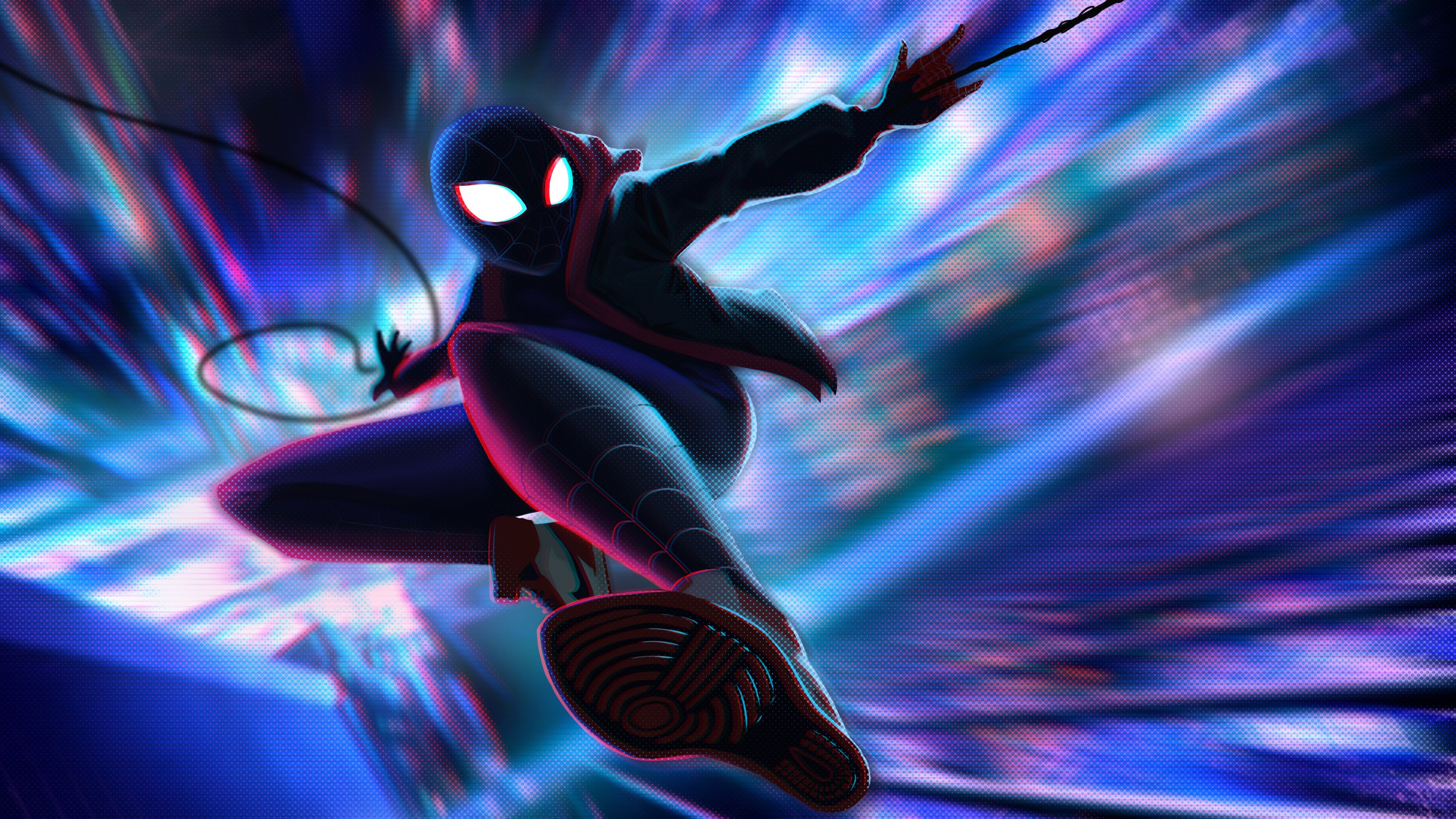 Miles Morales Spider Man Into The Spider Verse 4k 5k Man Into The Spider Verse 4k