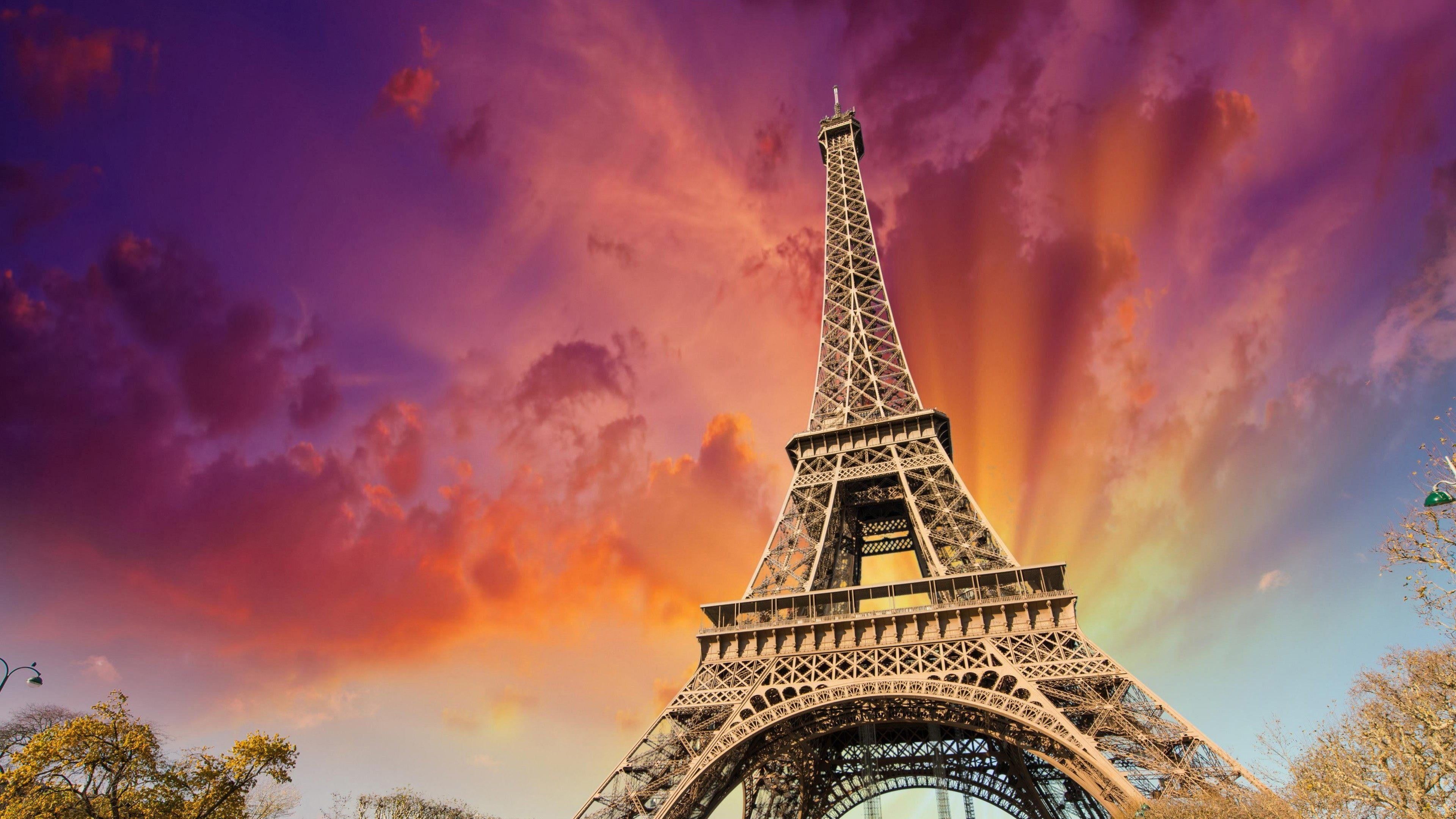eiffel tower #paris #france #sky #europe #tower #amazing #stunning K # wallpaper #hdwallpaper #desktop. Eiffel tower, HD wallpaper, Eiffel tower illustration