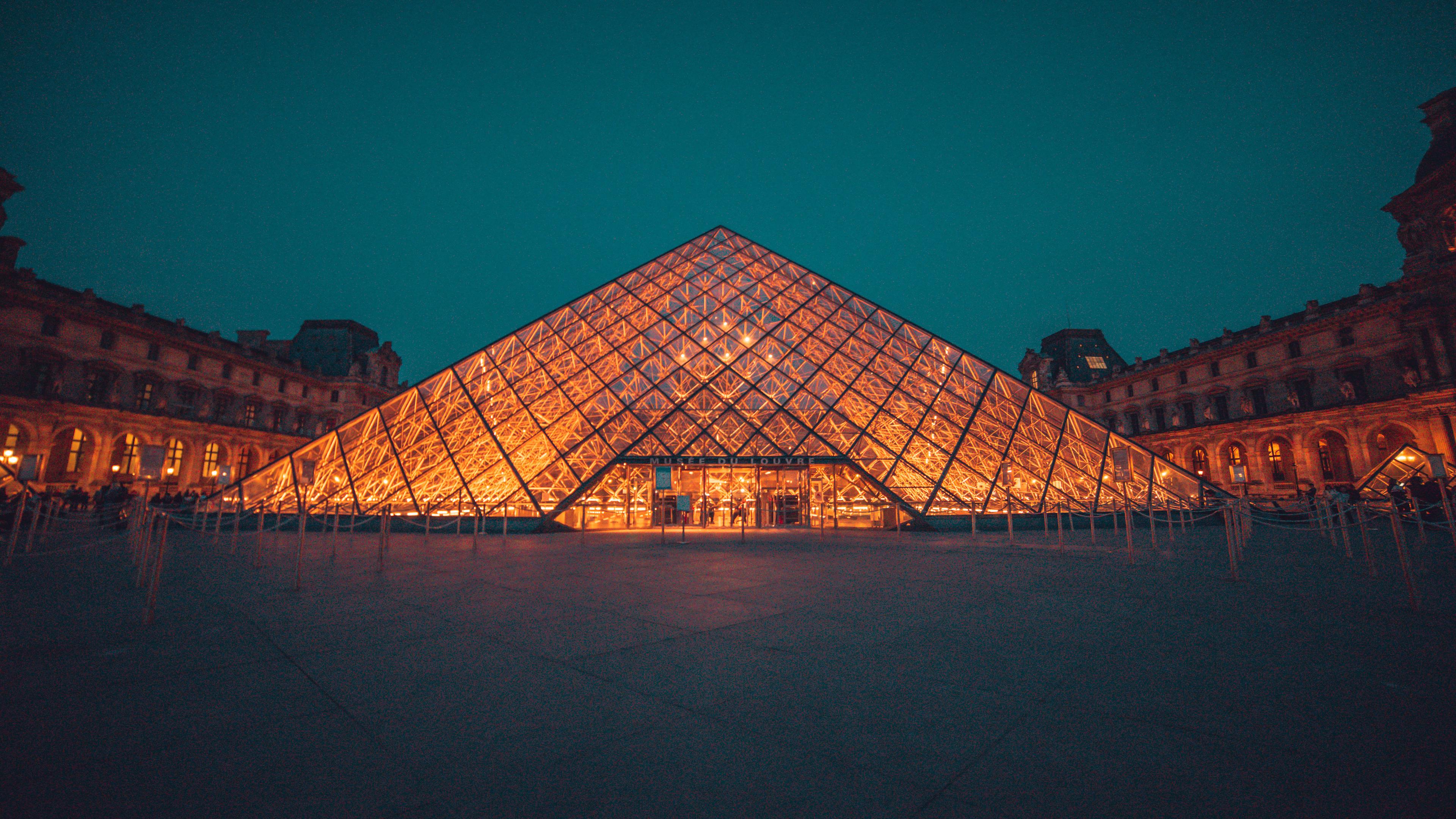 Louvre 4K wallpaper for your desktop or mobile screen free and easy to download