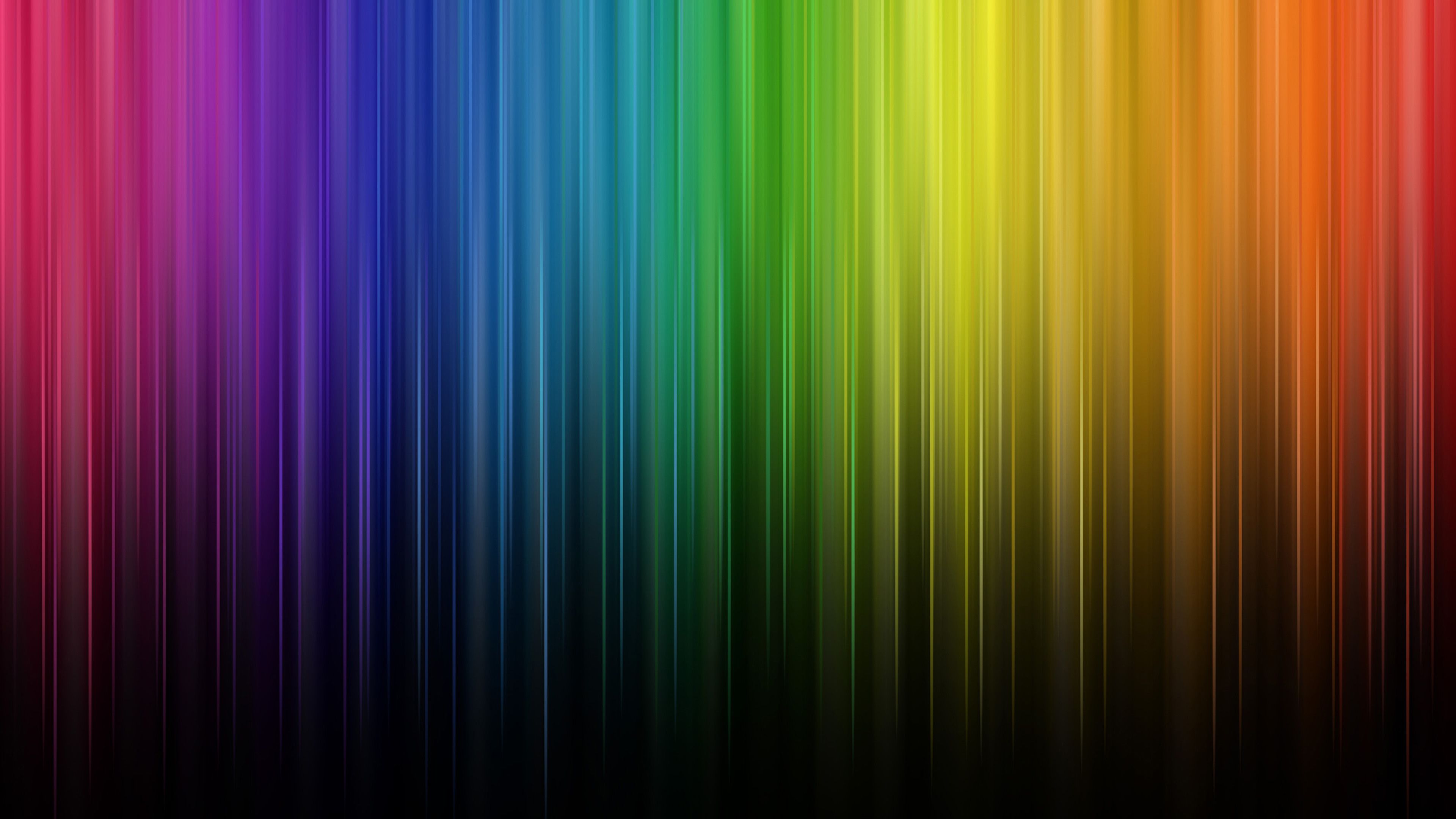 Abstract Rainbow 4K HD Abstract Wallpaper