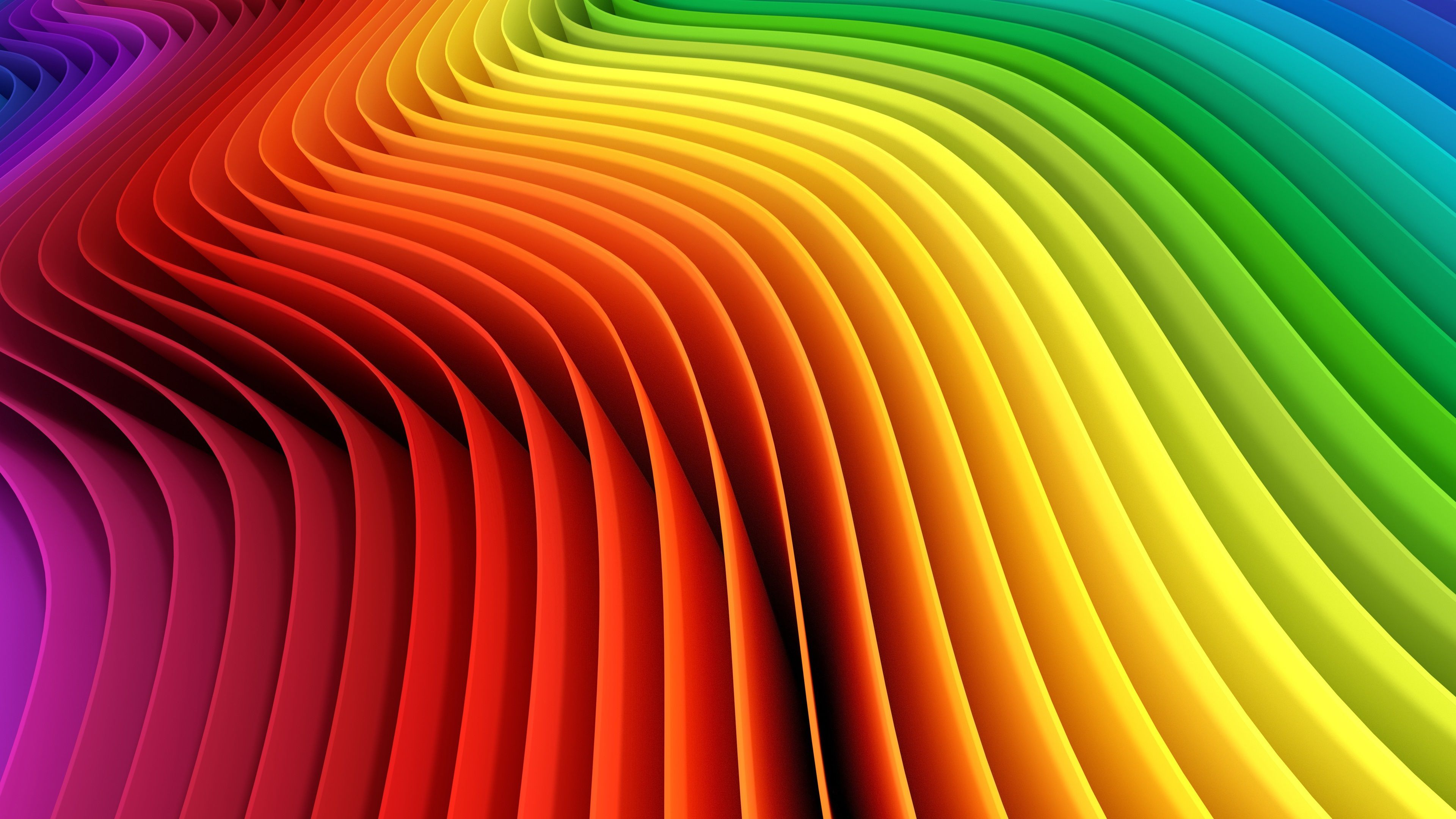 Abstract Rainbow Wallpaper 4k