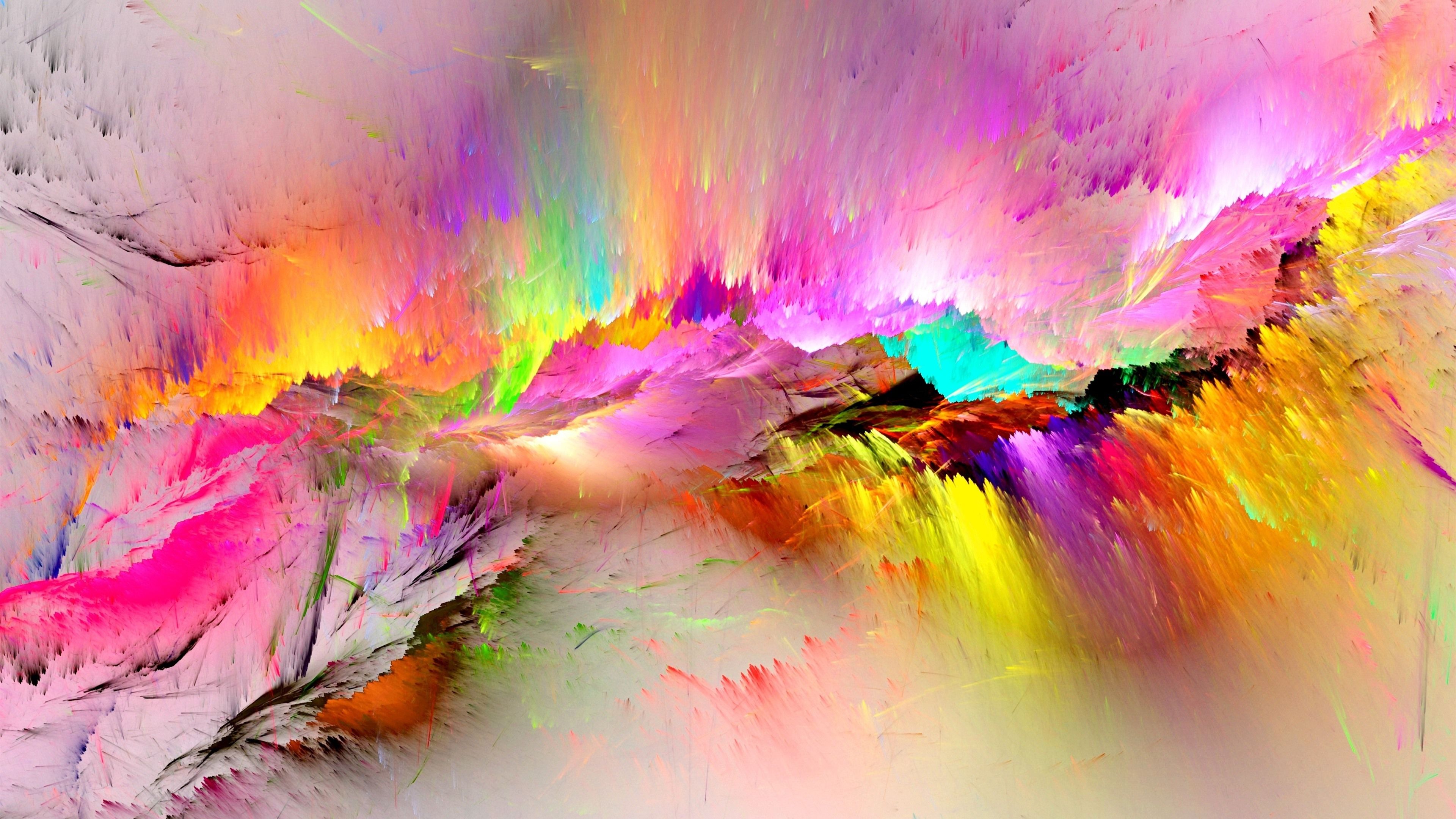 Abstract Rainbow Wallpaper 4k