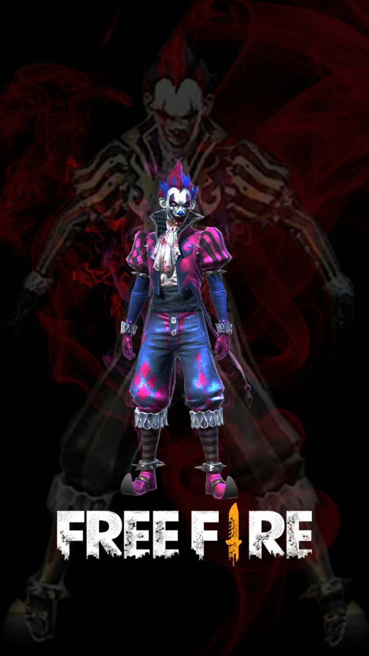 free fire clown