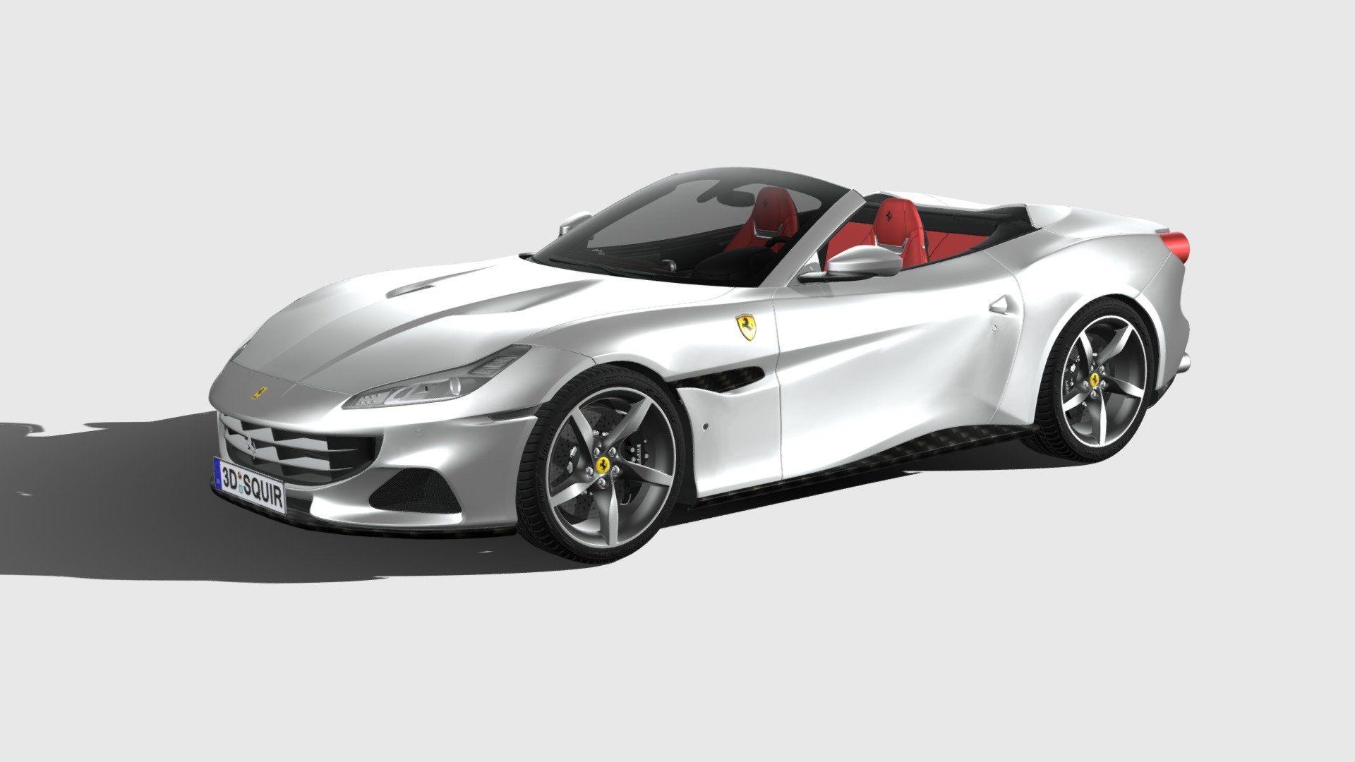 Ferrari Portofino M 2021 Royalty Free 3D model by SQUIR3D [e564ed6]