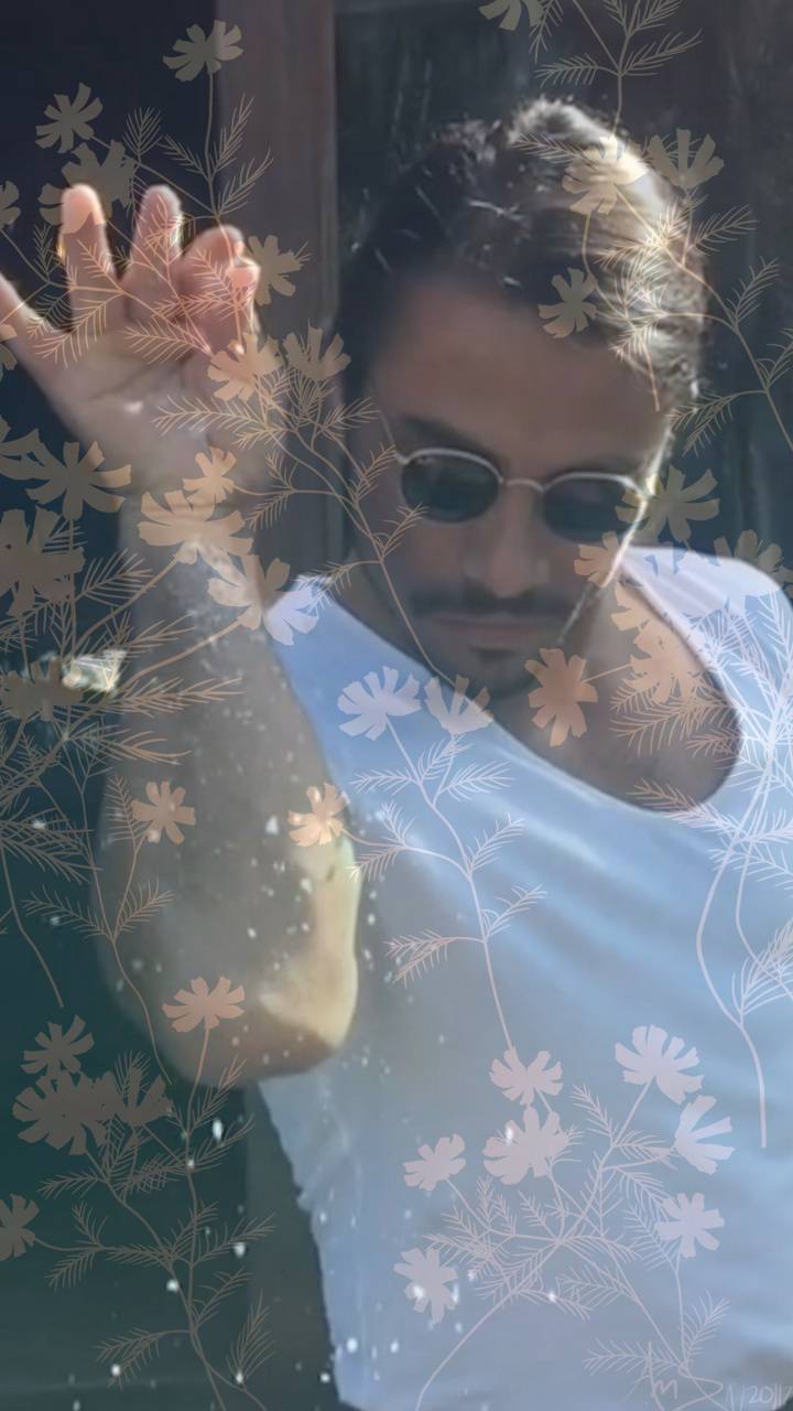 Salt Bae Floral Meme wallpaper