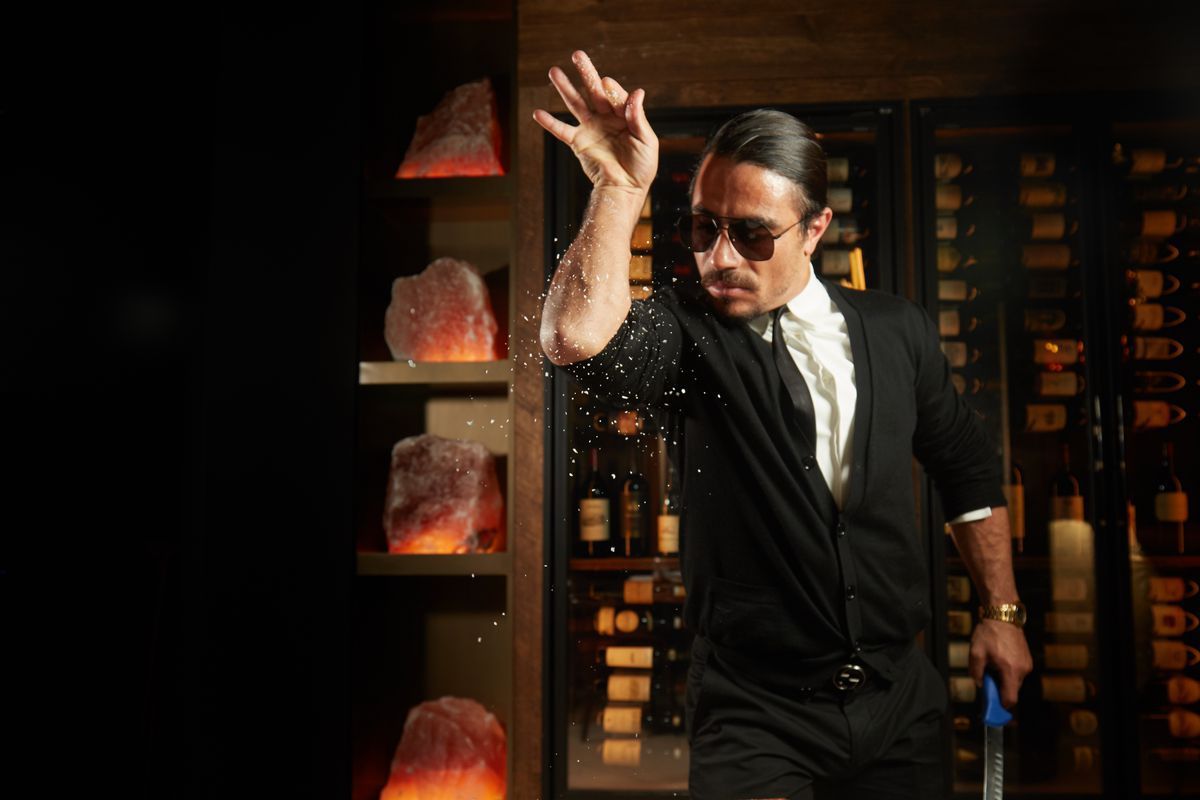 Salt Bae's Salting Technique Is Actually On Point