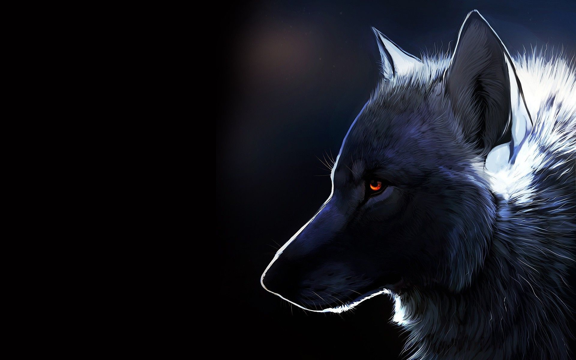 HD Wolf Background