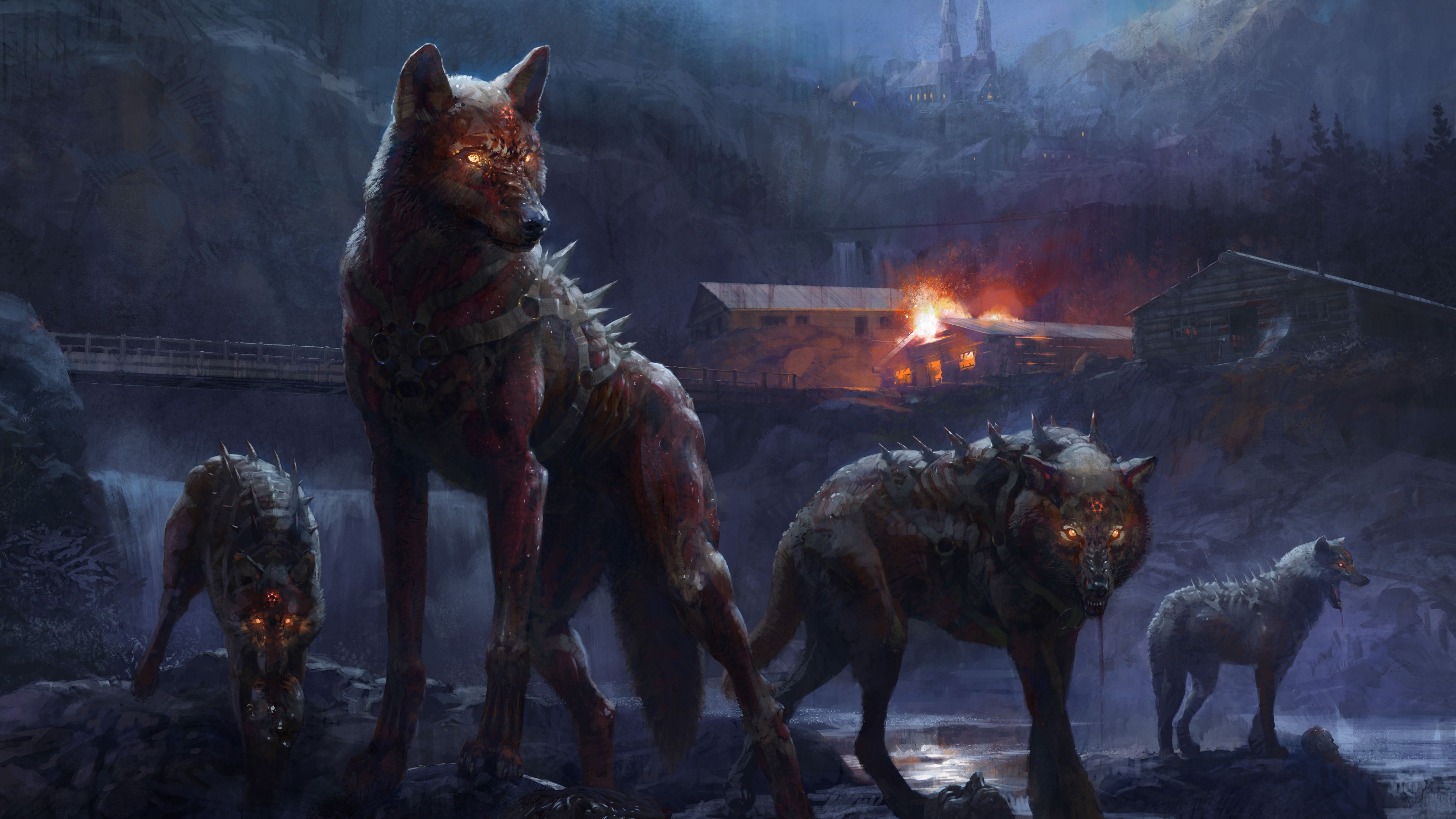 Wolf Art HD Wallpaper