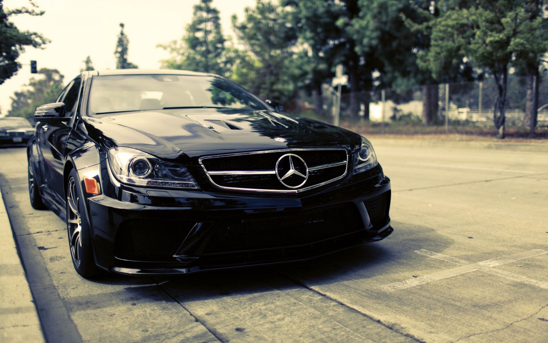 Mercedes Benz Black Car