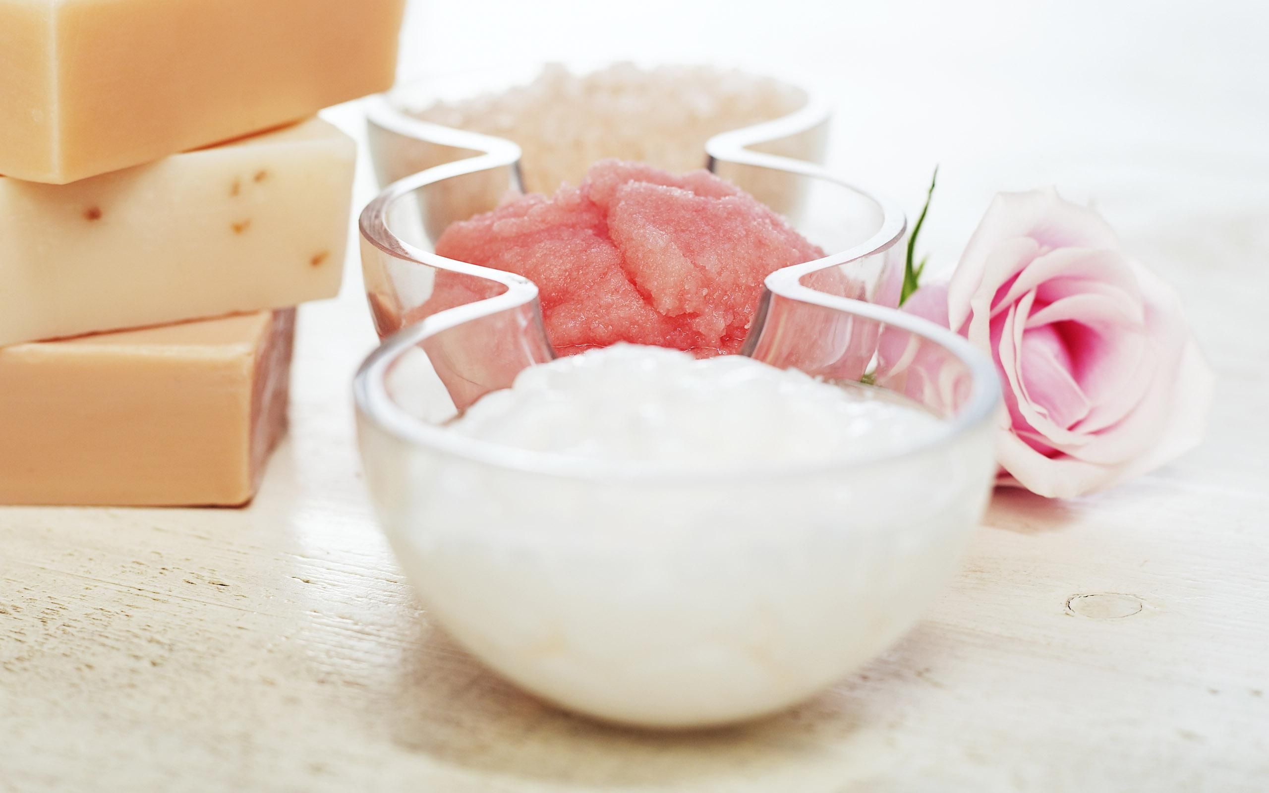 Wallpaper, breakfast, soap, dessert, flower, bowl, meal, cuisine, coconut, oil, dish, produce, flavor, asian food 2560x1600