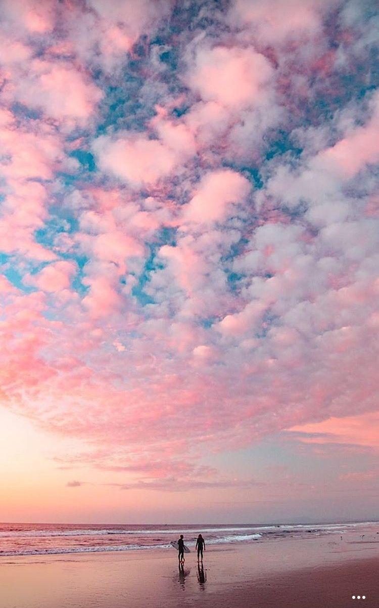 Cotton Candy Sky Wallpaper