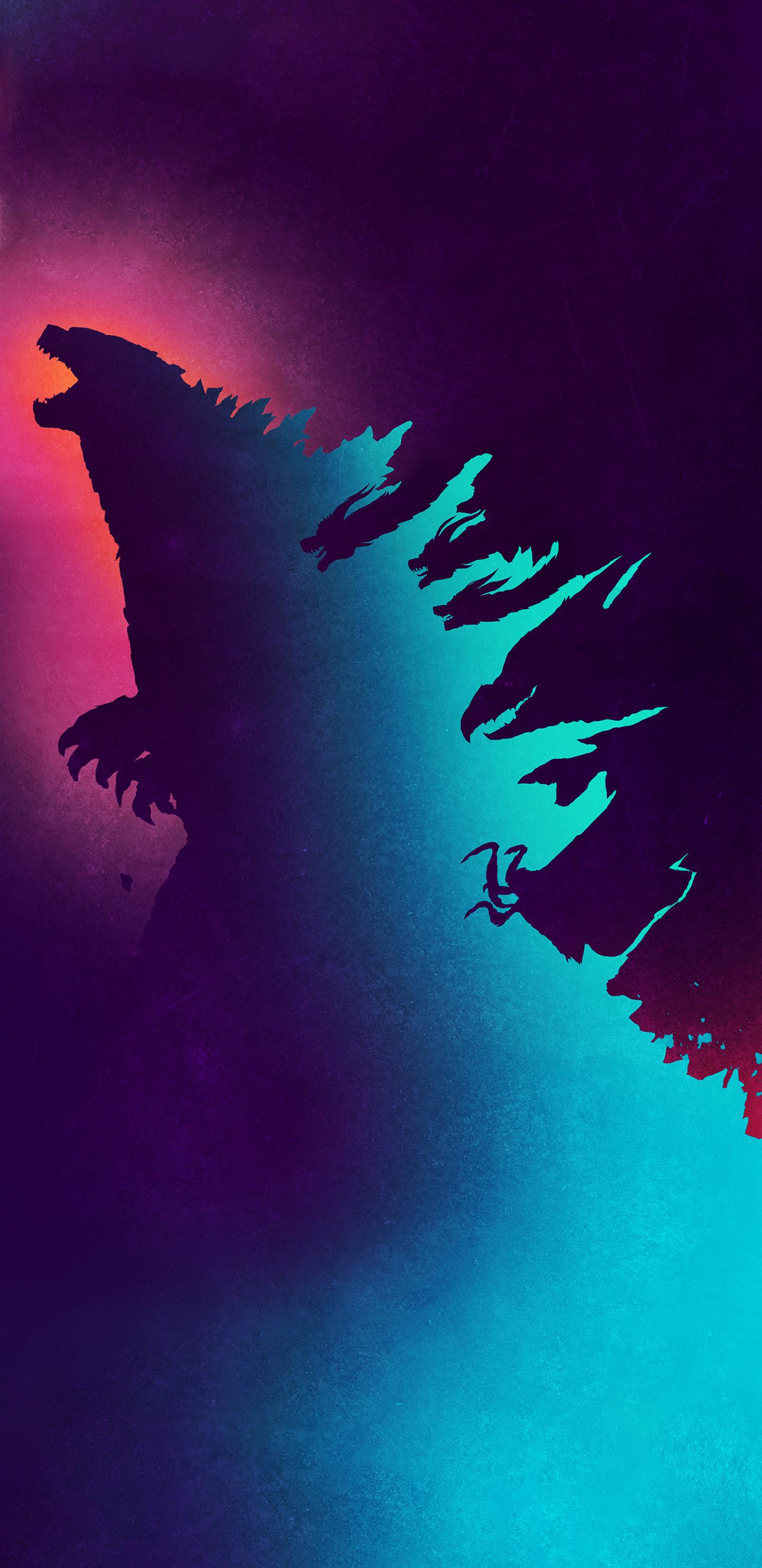 Godzilla (Textless version by Pablo Iranzo) [1440x2960 Wallpaper Edit]