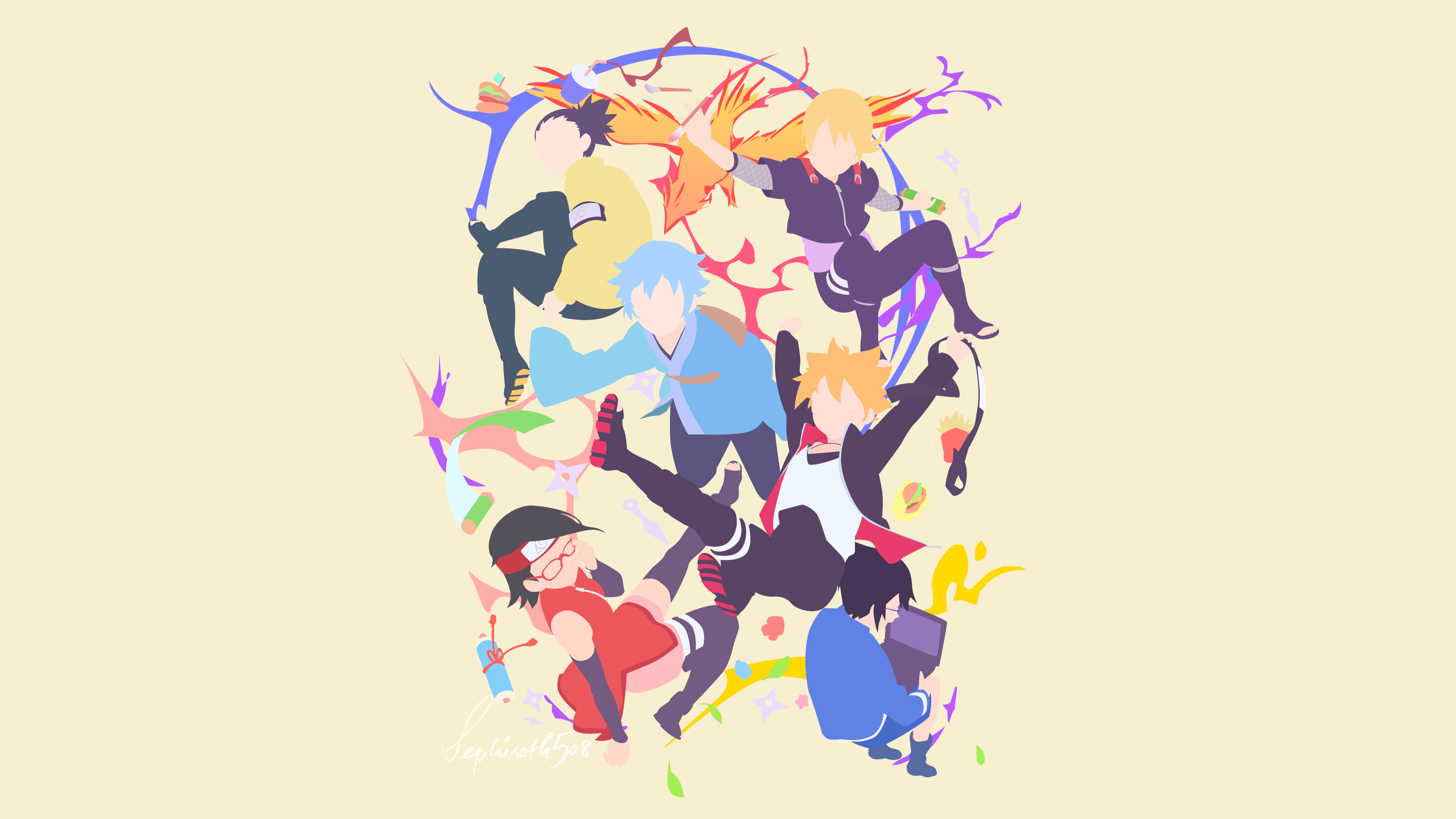 Naruto Abstract Wallpapers - Wallpaper Cave