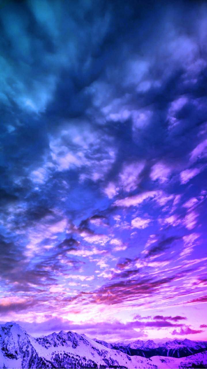 Download Cotton candy sky Wallpaper HD