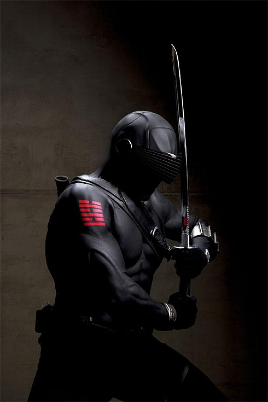 Ray Park as Snake Eyes in G.I. JOE: THE RISE OF COBRA (2009). Snake eyes gi joe, Snake eyes, Ninja art
