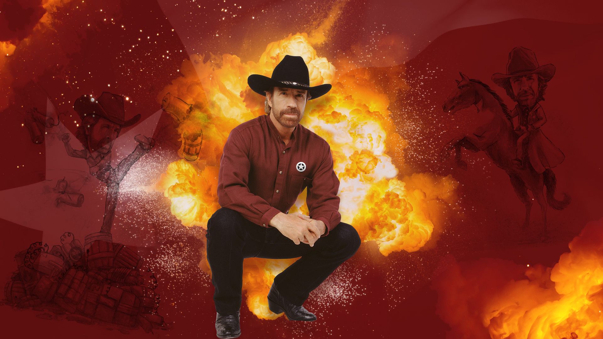 Dress up as Chuck Norris, then Run with the Man Himself