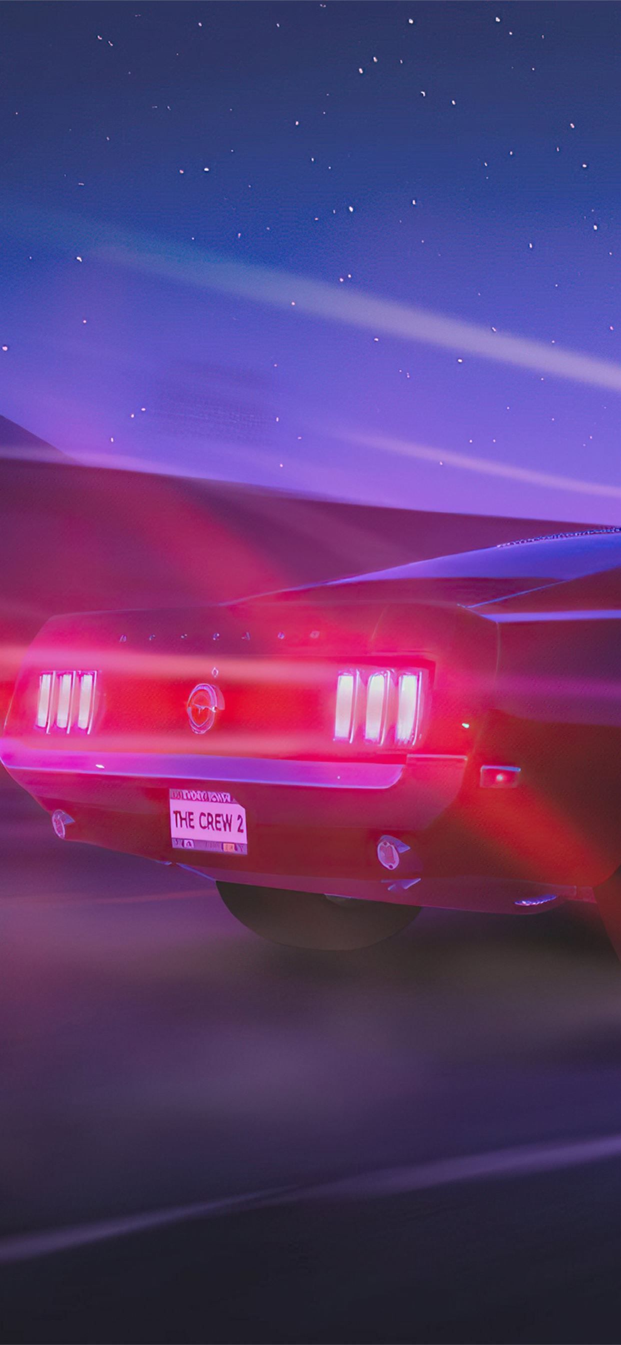 ford mustang the crew 2 game 4k iPhone X Wallpaper Free Download