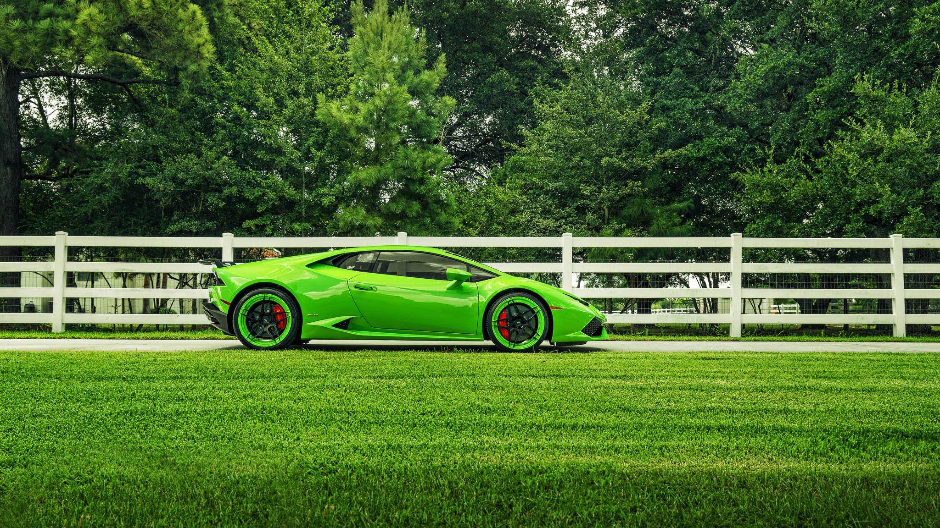 Green Lamborghini Huracan, HD Cars, 4k Wallpaper, Image, Background, Photo and Picture