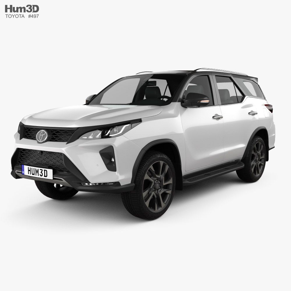 Toyota Fortuner Legender 2020 3D model on Hum3D