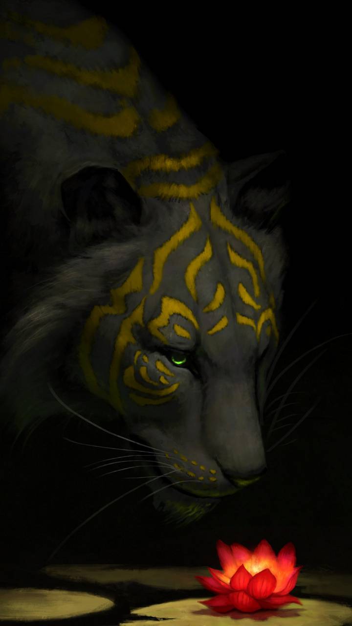 fantasy lion wallpaper