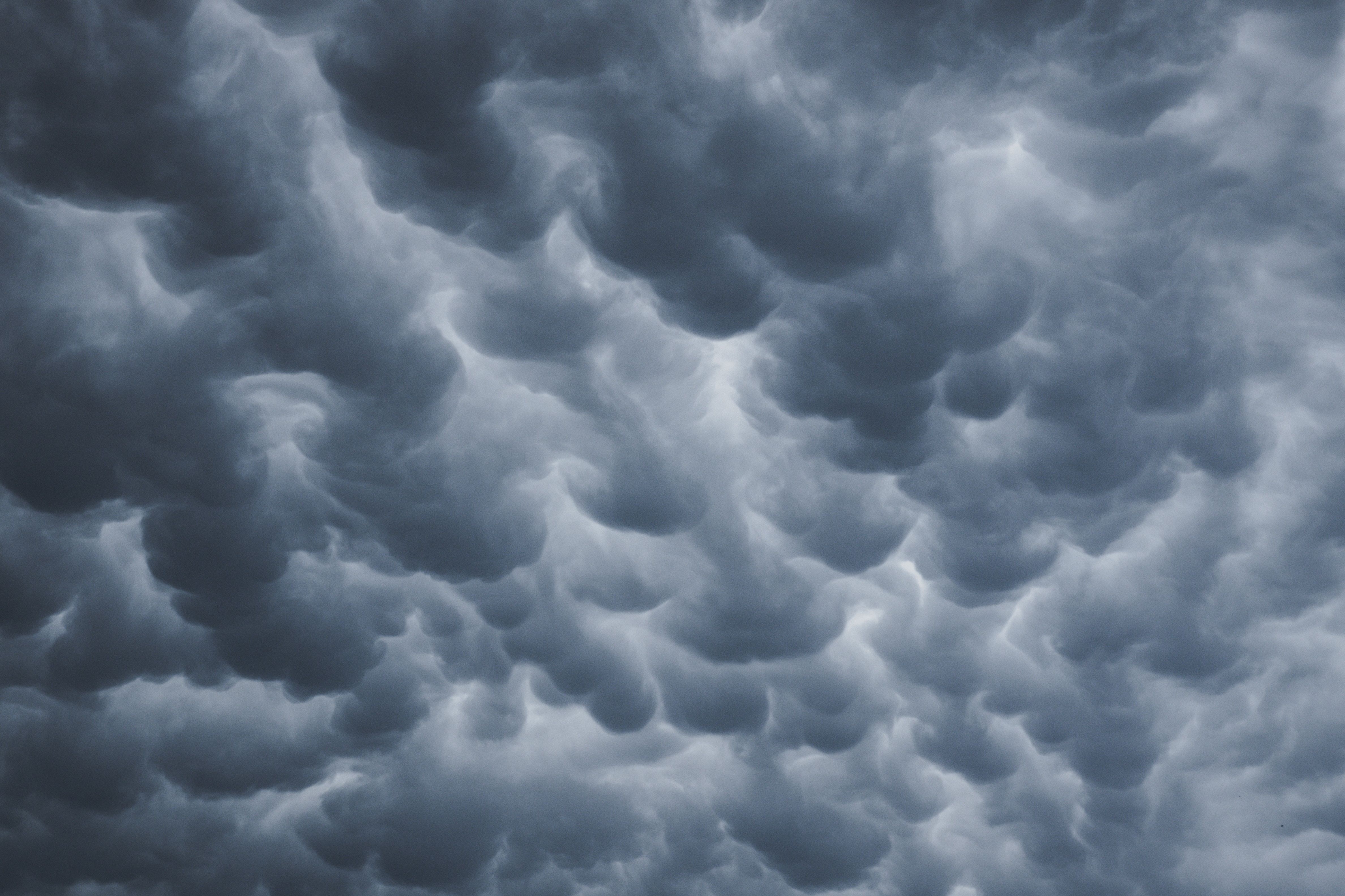 4752x3168 overcast, mammatus, strange, sky, storm, clouds, Free , stormy, cloud formation, cloud