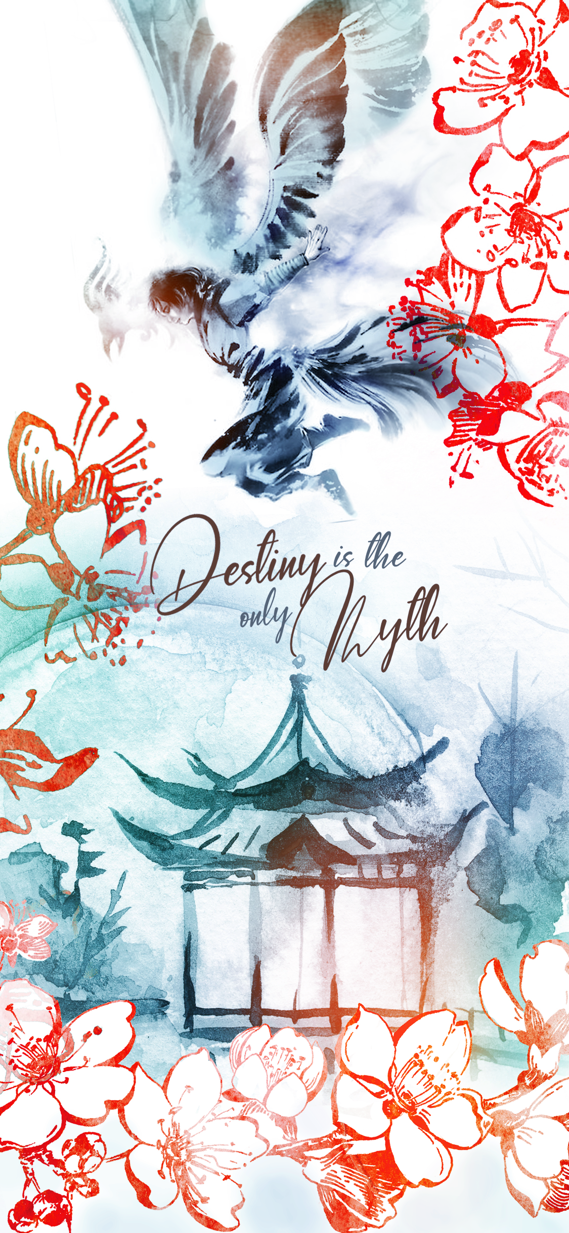 Midnight Designs: The Burning God Phone Wallpaper