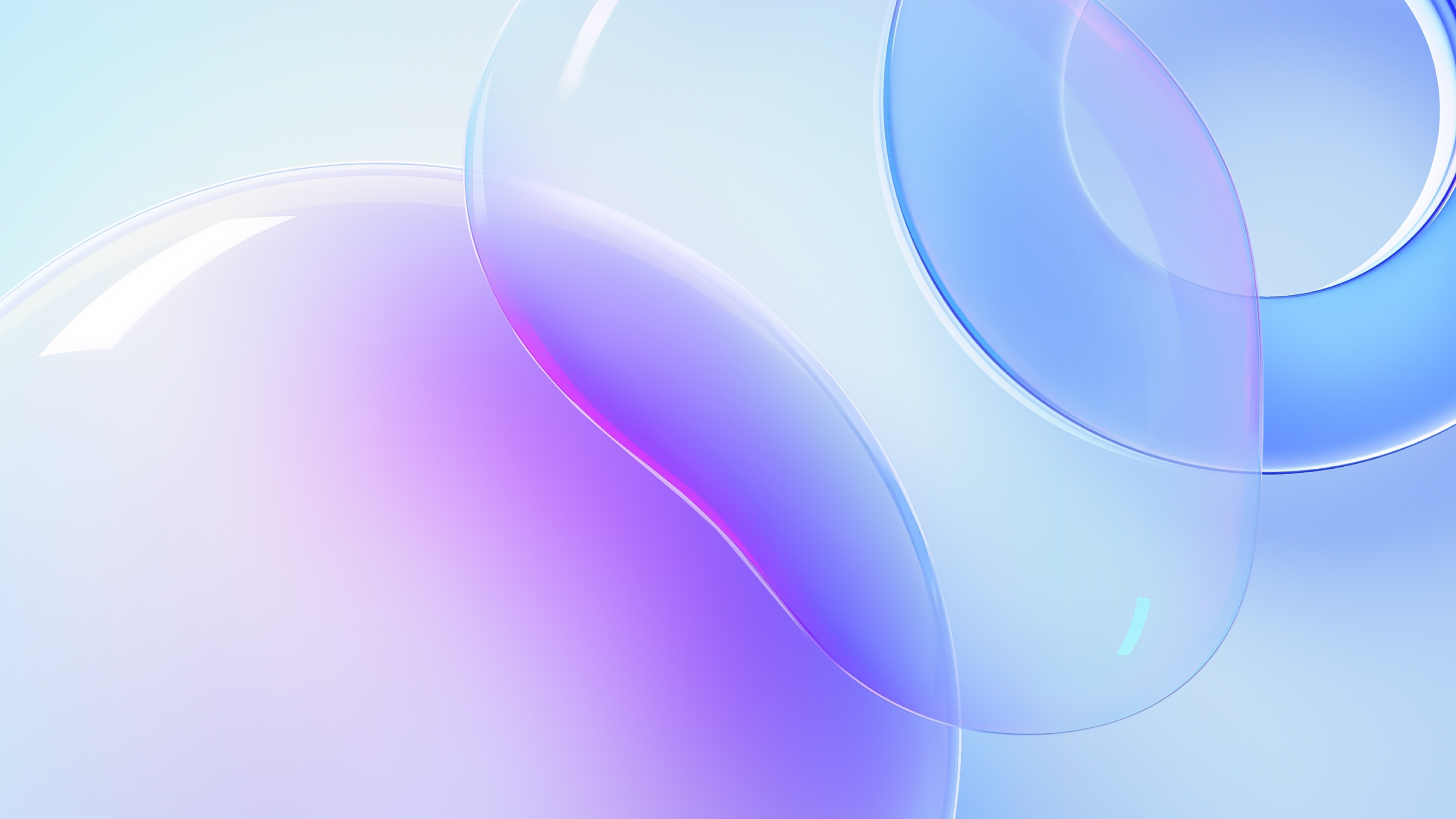 Huawei Nova 8 Pro 4K Wallpaper, Bubble, Circle, White background, Purple, Blue, Stock, Aesthetic, Abstract