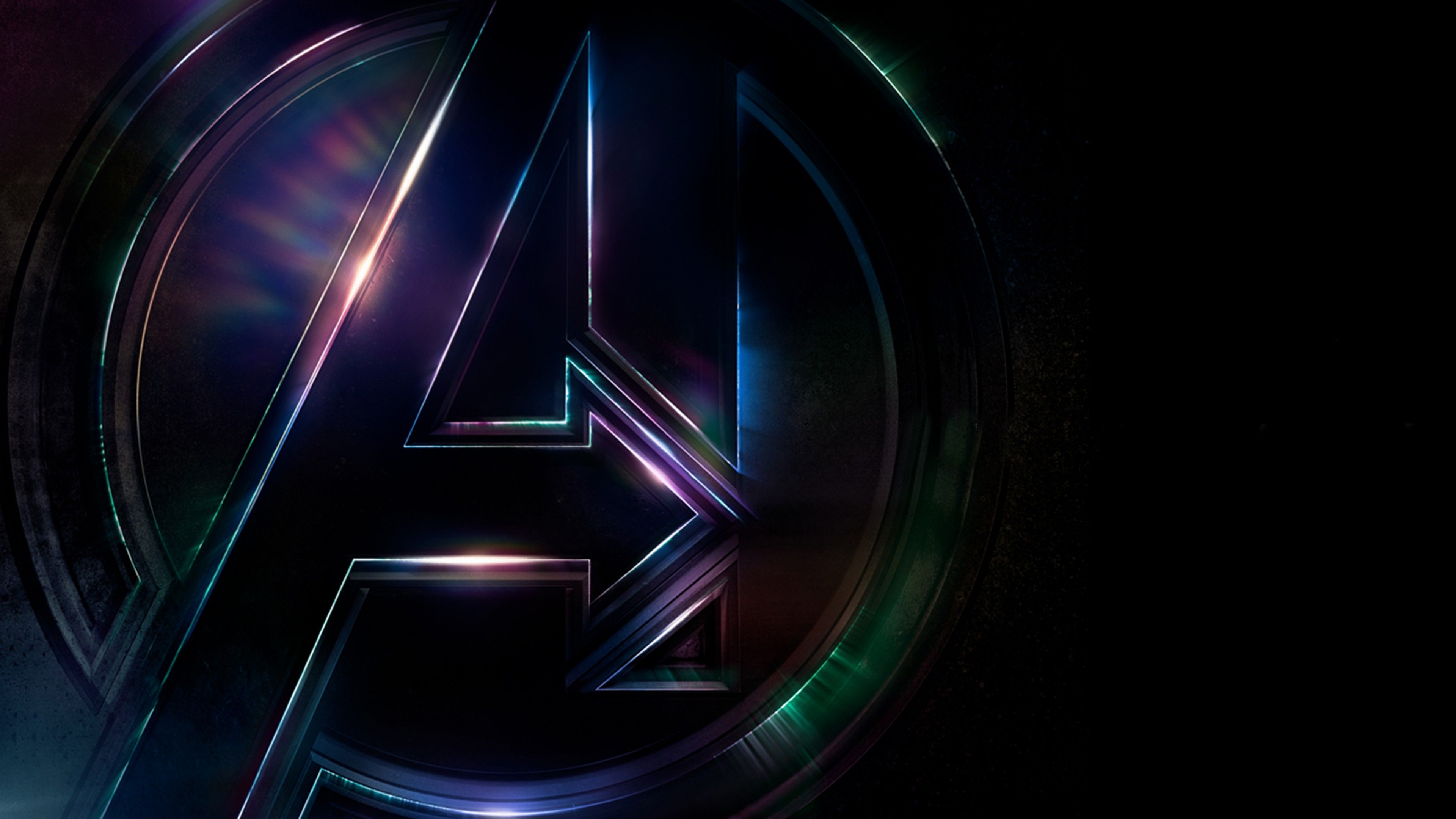 Avengers Infinity War Logo 4K Wallpaper