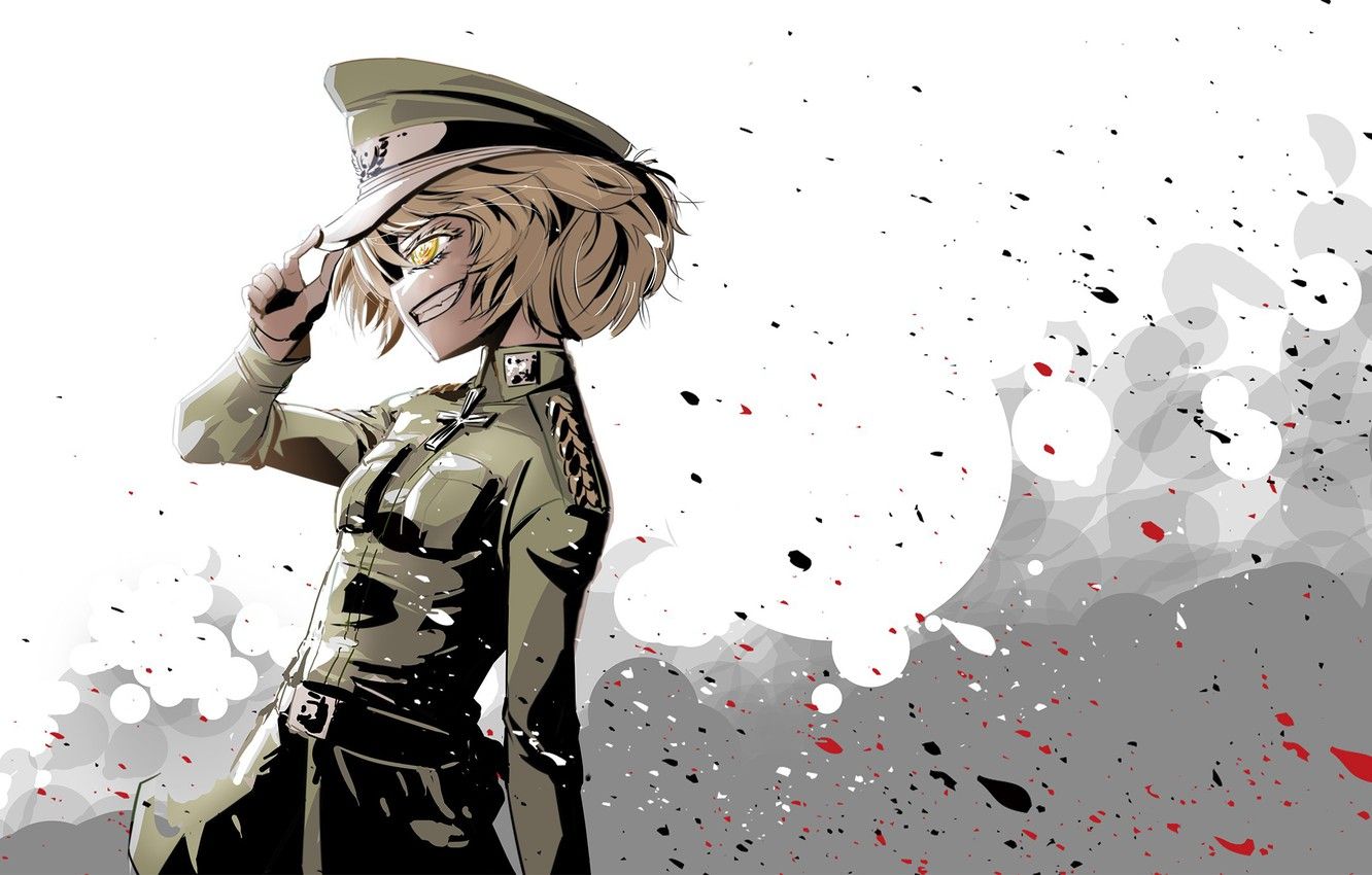 Wallpaper Anime Girl Military HD