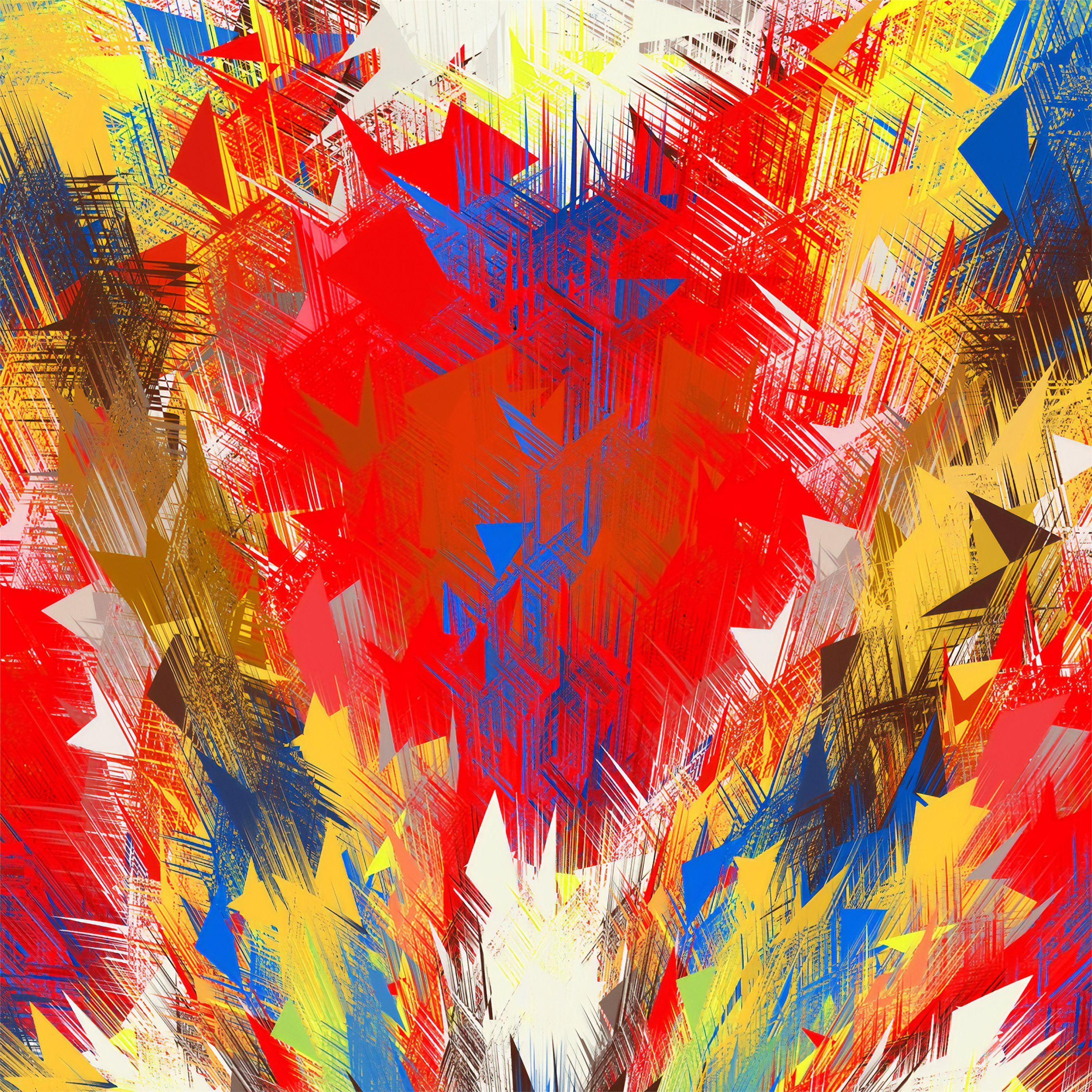 colorful abstract art 4k iPad Air Wallpaper Free Download