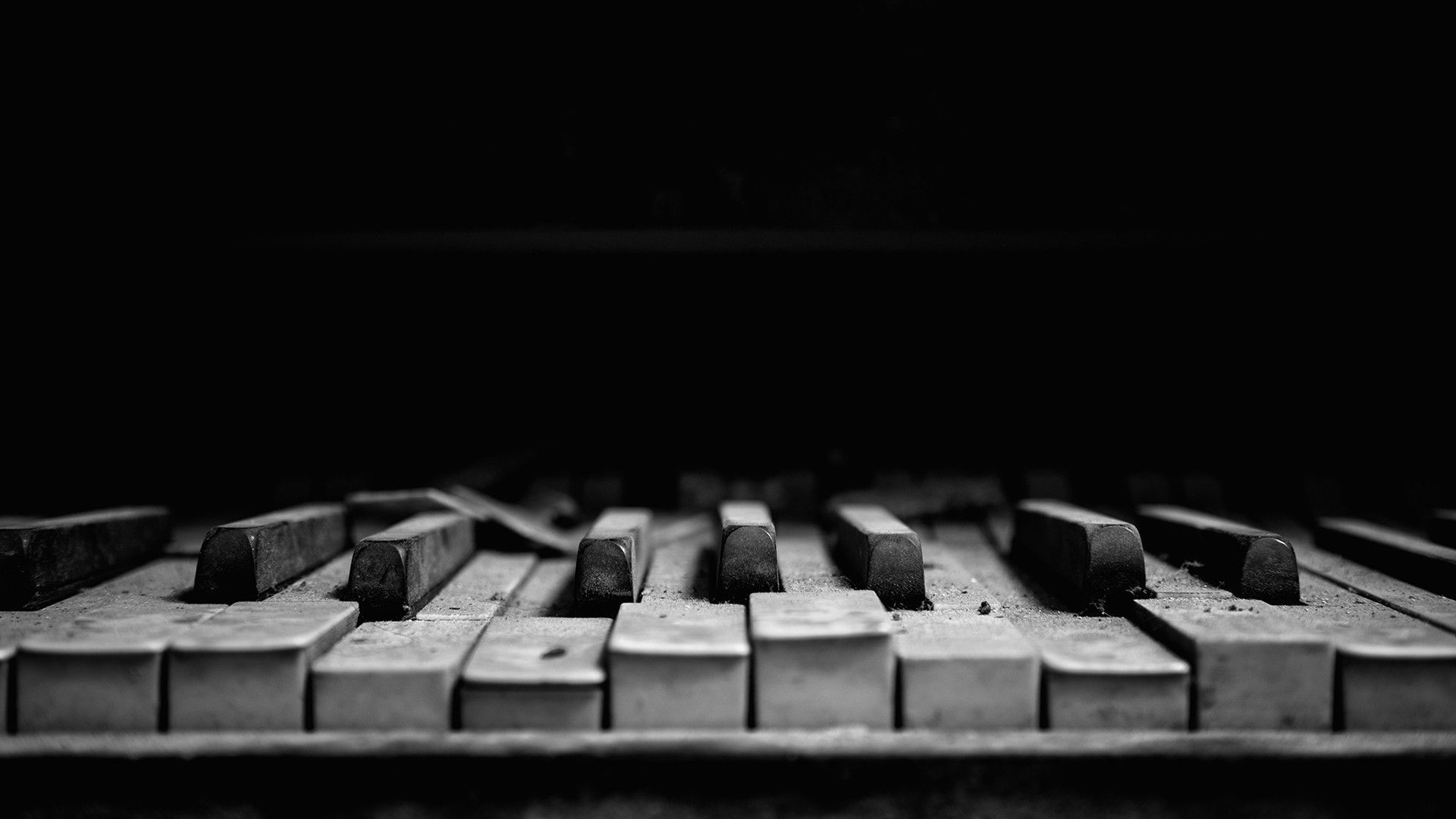 old broken piano keys. Fotografie, Foto, Prints