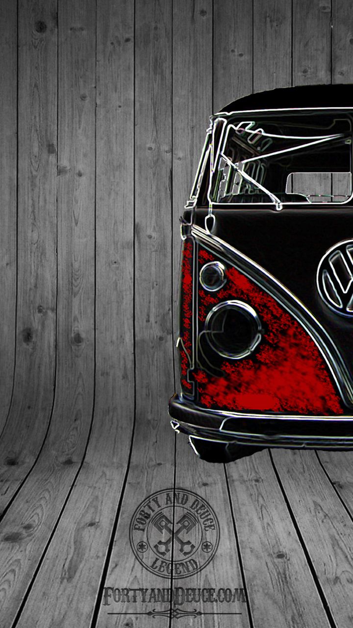 VW Volkswagon Vdub Samba Camper Kombi Half Car. iPhone Android Phones Smart Phone Phone Tablet Wallpaper Screensaver Mobile Samsung&Deuce. The House of Awesomeness