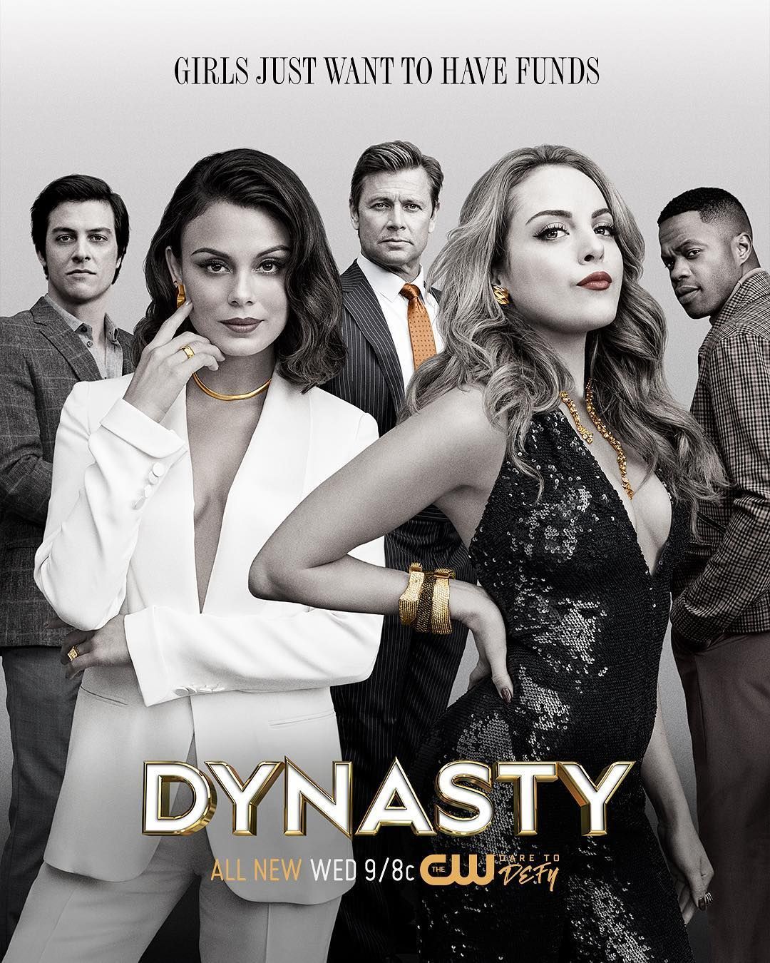 Likes, 68 Comments on Instagram: “Girls just want to have funds. Stream #Dynasty NOW on The CW A. Serie tv, Film da guardare, Attori