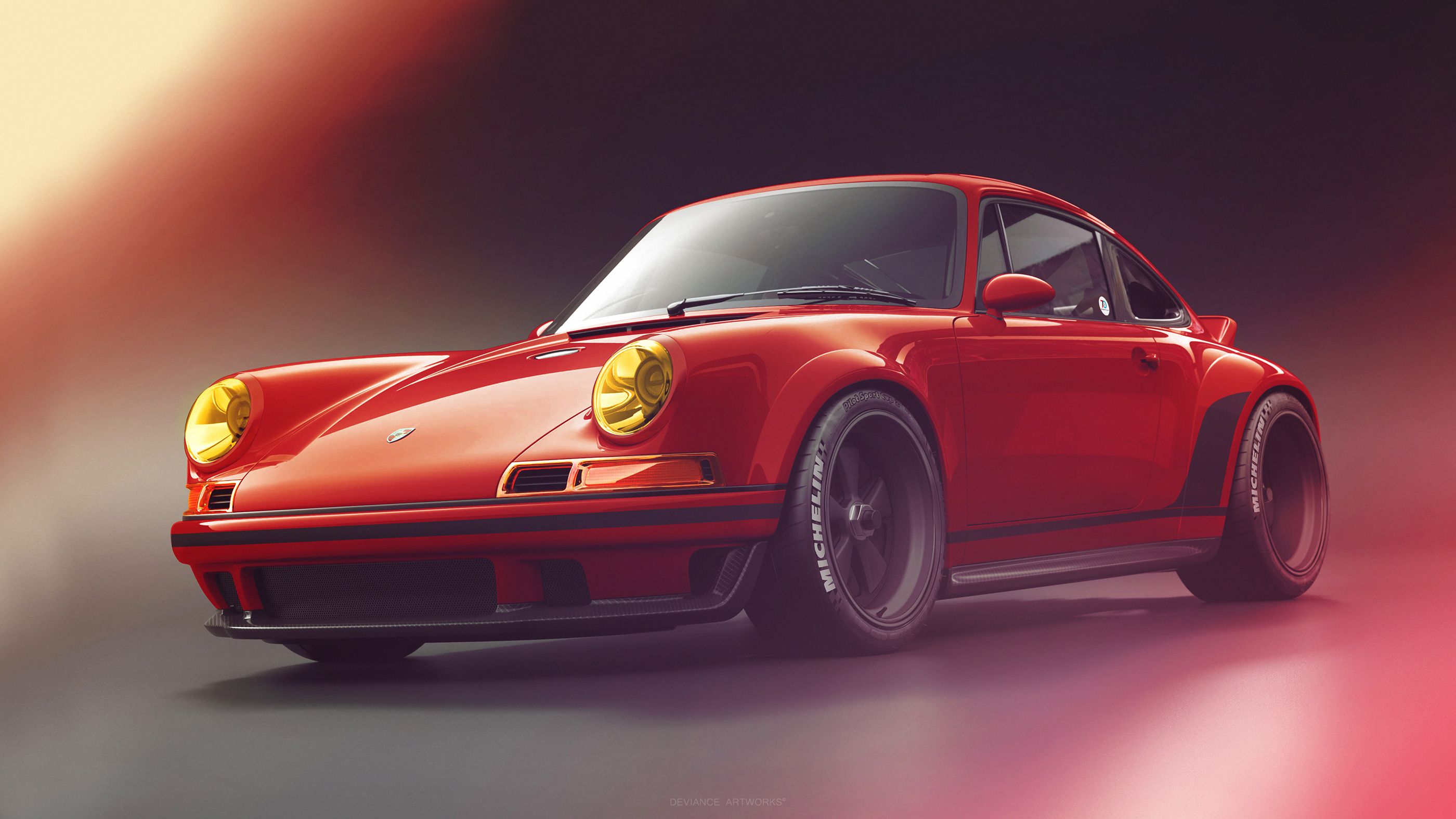 Red Porsche 1440P Resolution HD 4k Wallpaper, Image, Background, Photo and Picture