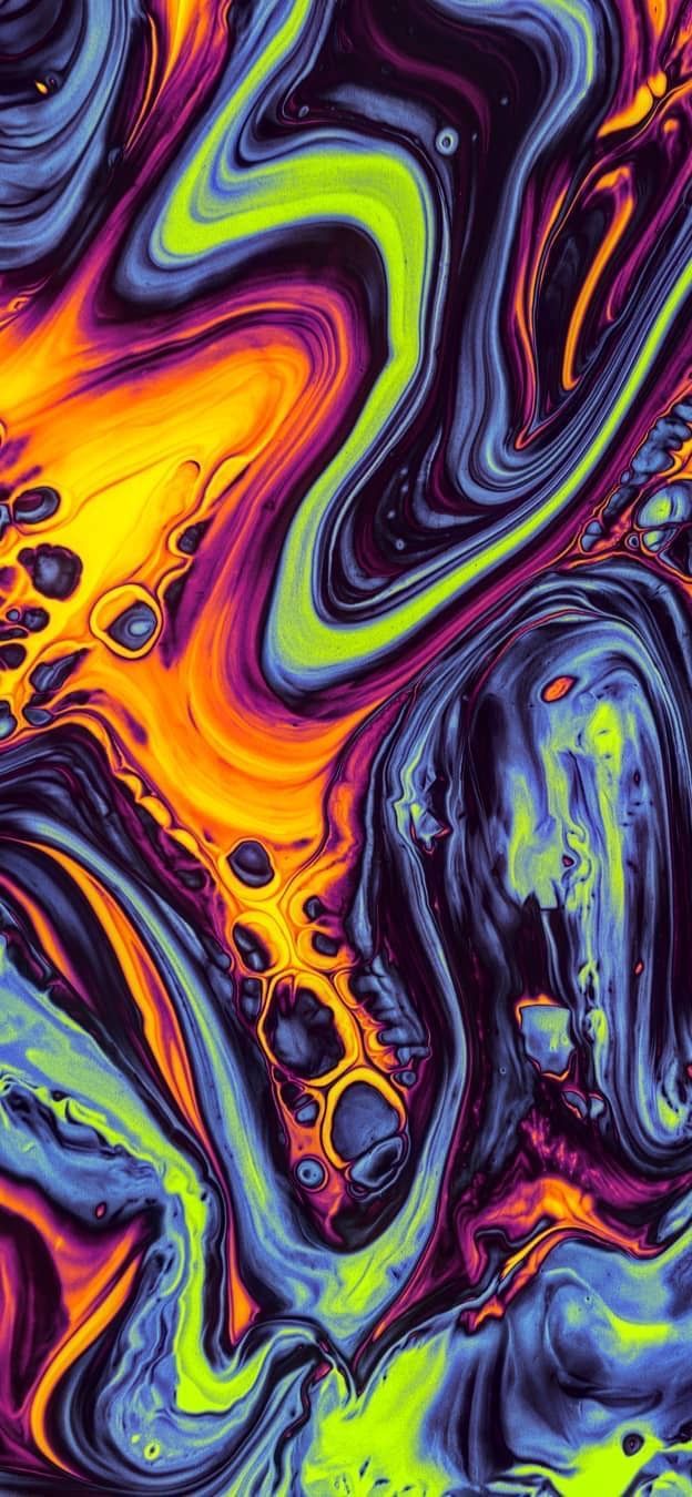 abstract #abstractart #painting #art #artistwork #modernart #illustration # wavy #lines #stains #col. Trippy wallpaper, Abstract art wallpaper, Colorful wallpaper