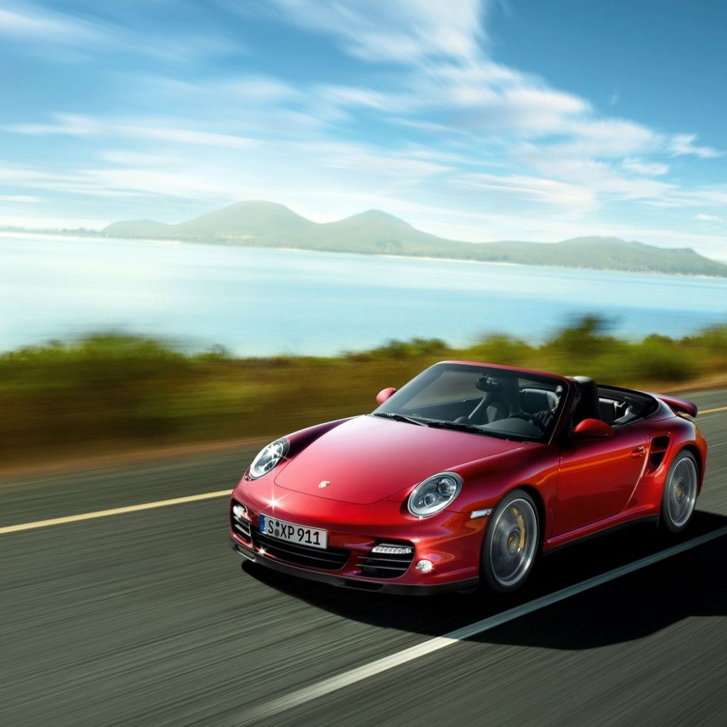 Red Porsche 911 iPad Wallpaper Free Download