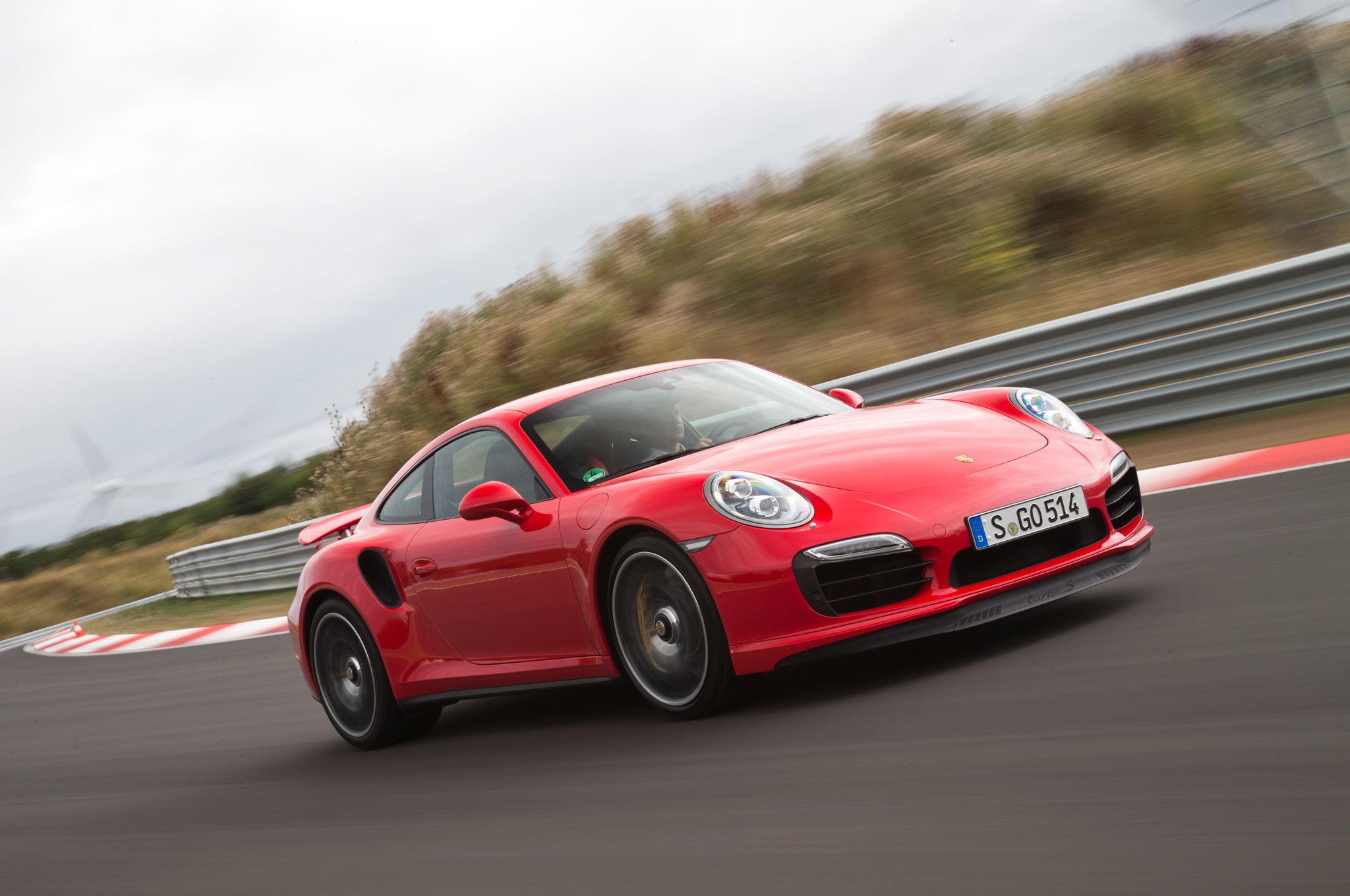 Red Porsche 911 Turbo