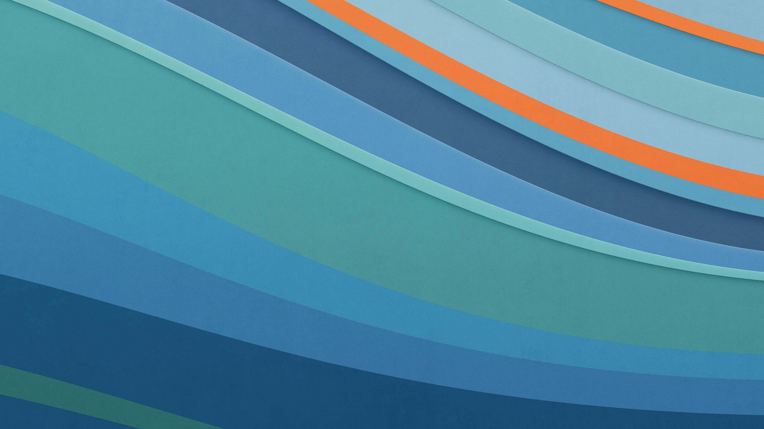Download 2560x1440 Wavy Lines, Blue, Colorful Wallpaper for iMac 27 inch