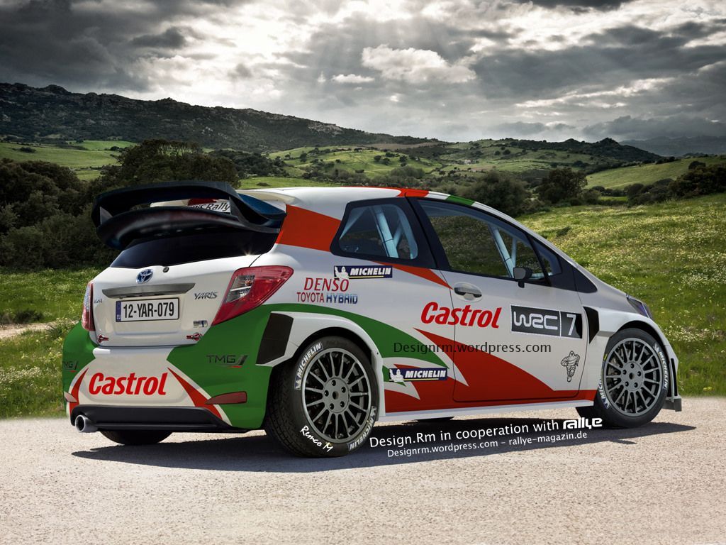 Upcoming Toyota Yaris WRC Might Look Like This for Mobile. Yaris, Toyota, Rally car