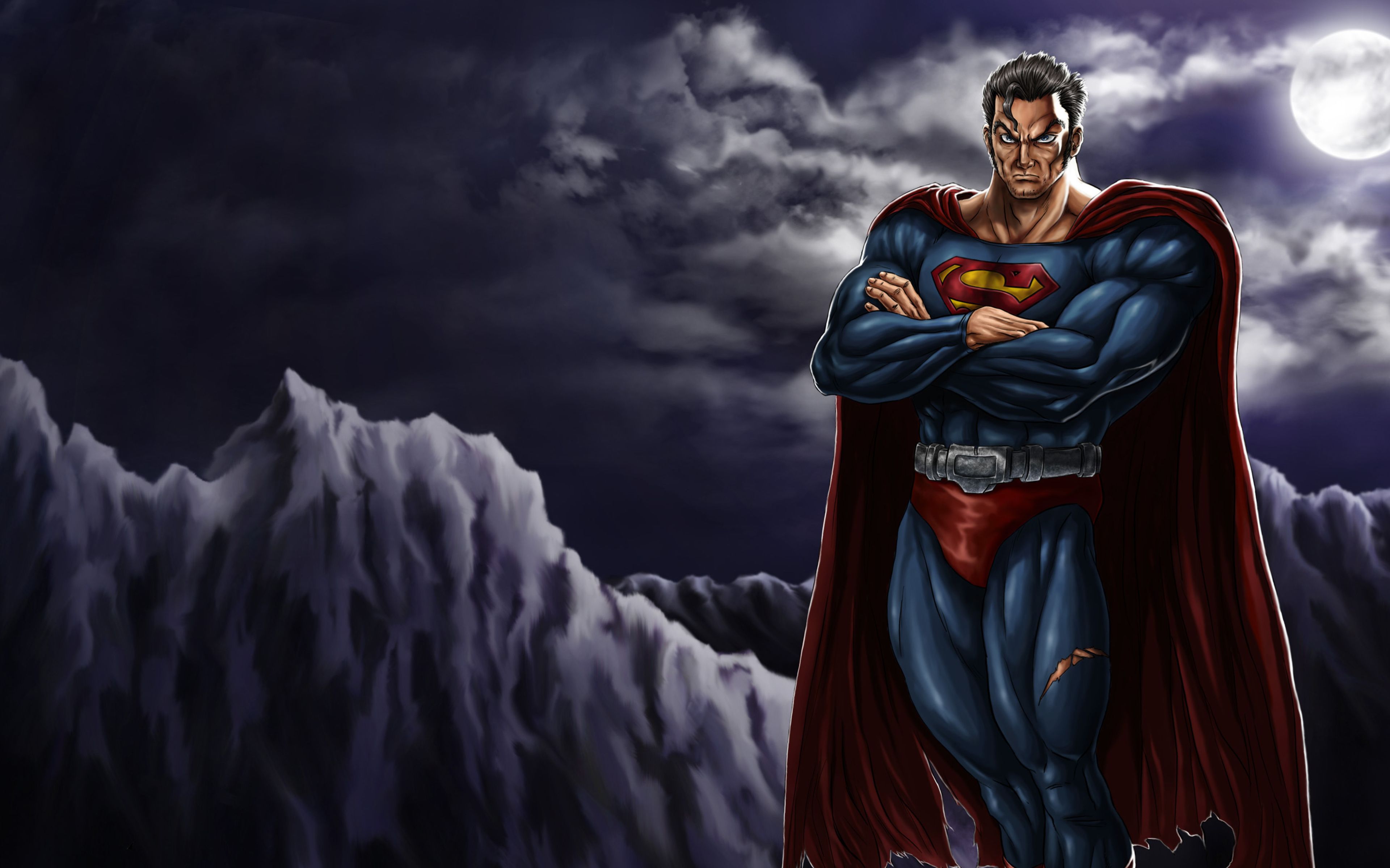 Dark Superman Art 4k HD 4k Wallpaper, Image, Background, Photo and Picture