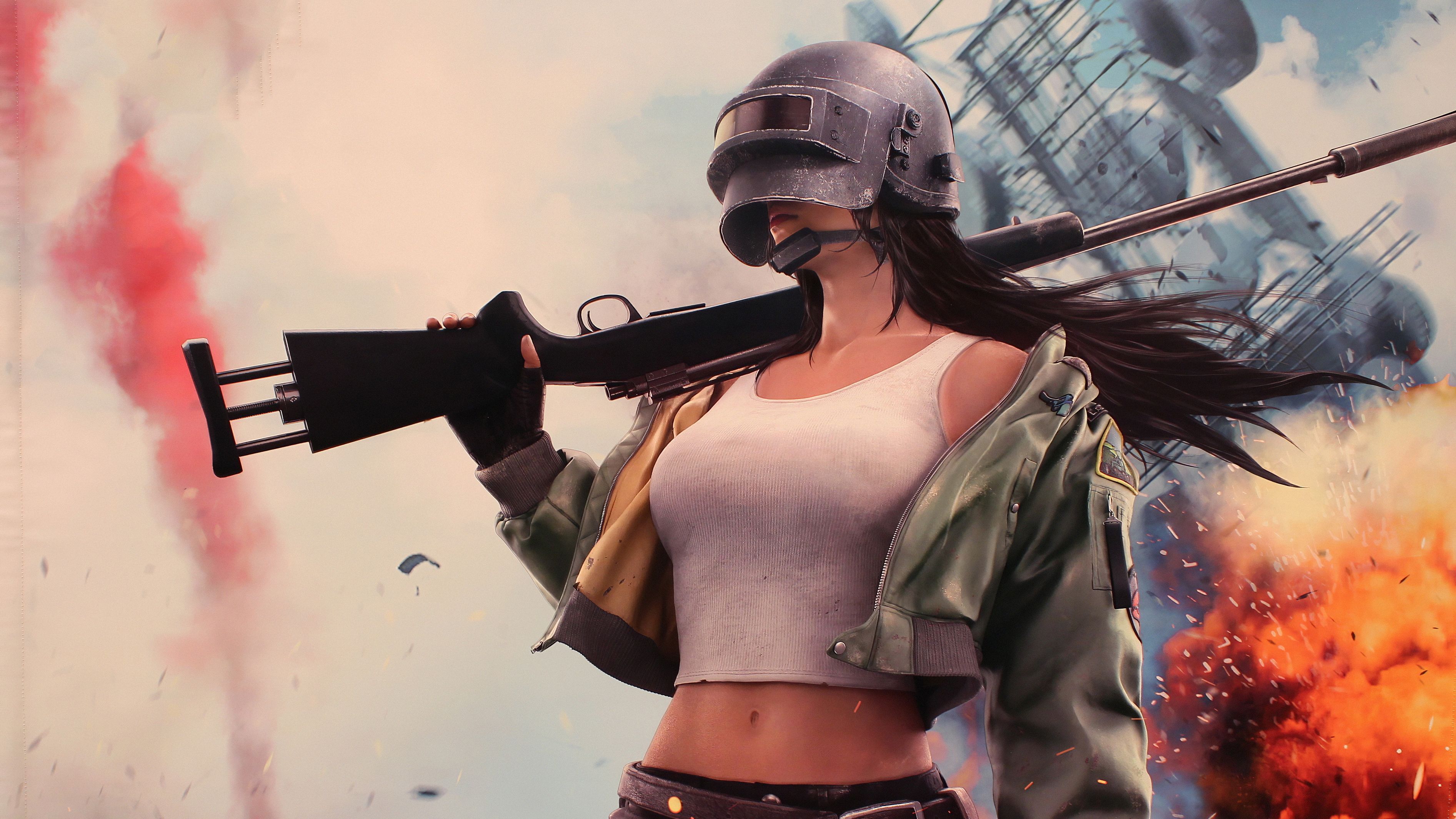 Female PUBG Wallpaper