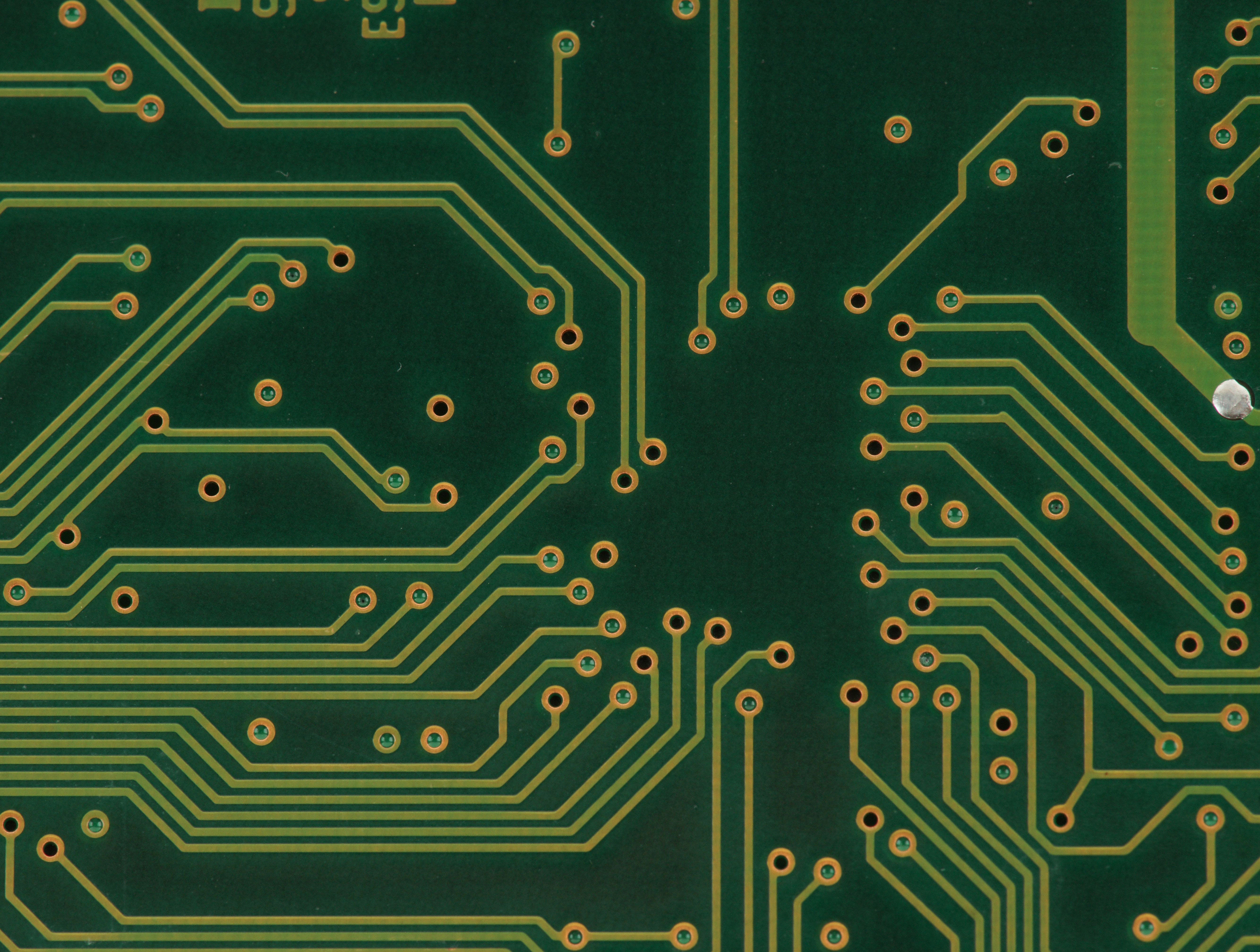 Photo of a Green PCB