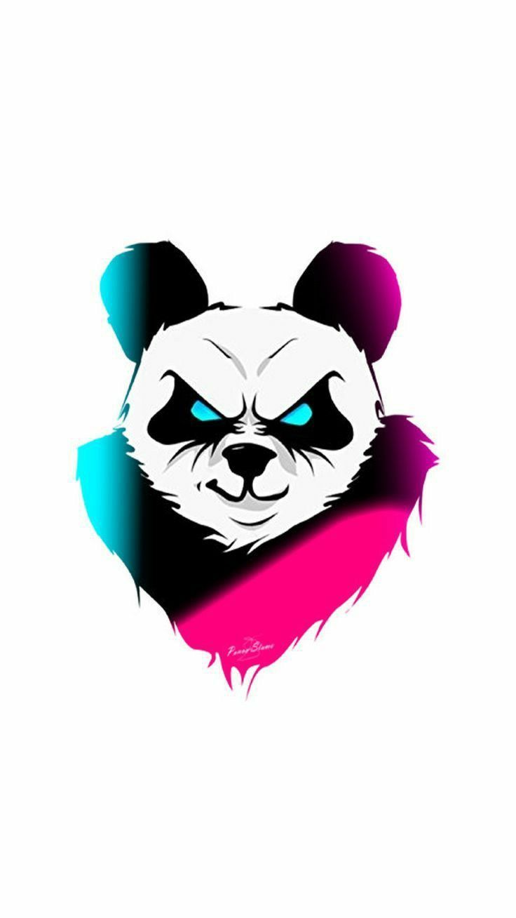 iphone 11 wallpaper. Panda art, Art logo, Logo design art