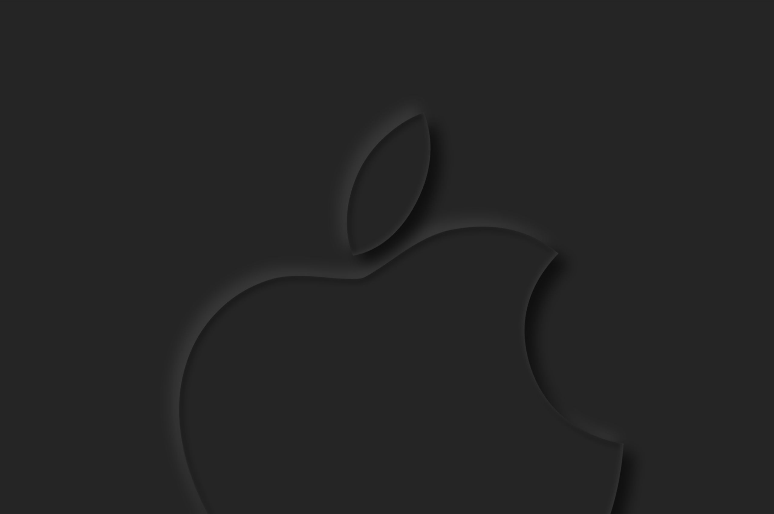 Apple Logo Dark Grey 4k Chromebook Pixel HD 4k Wallpaper, Image, Background, Photo and Picture
